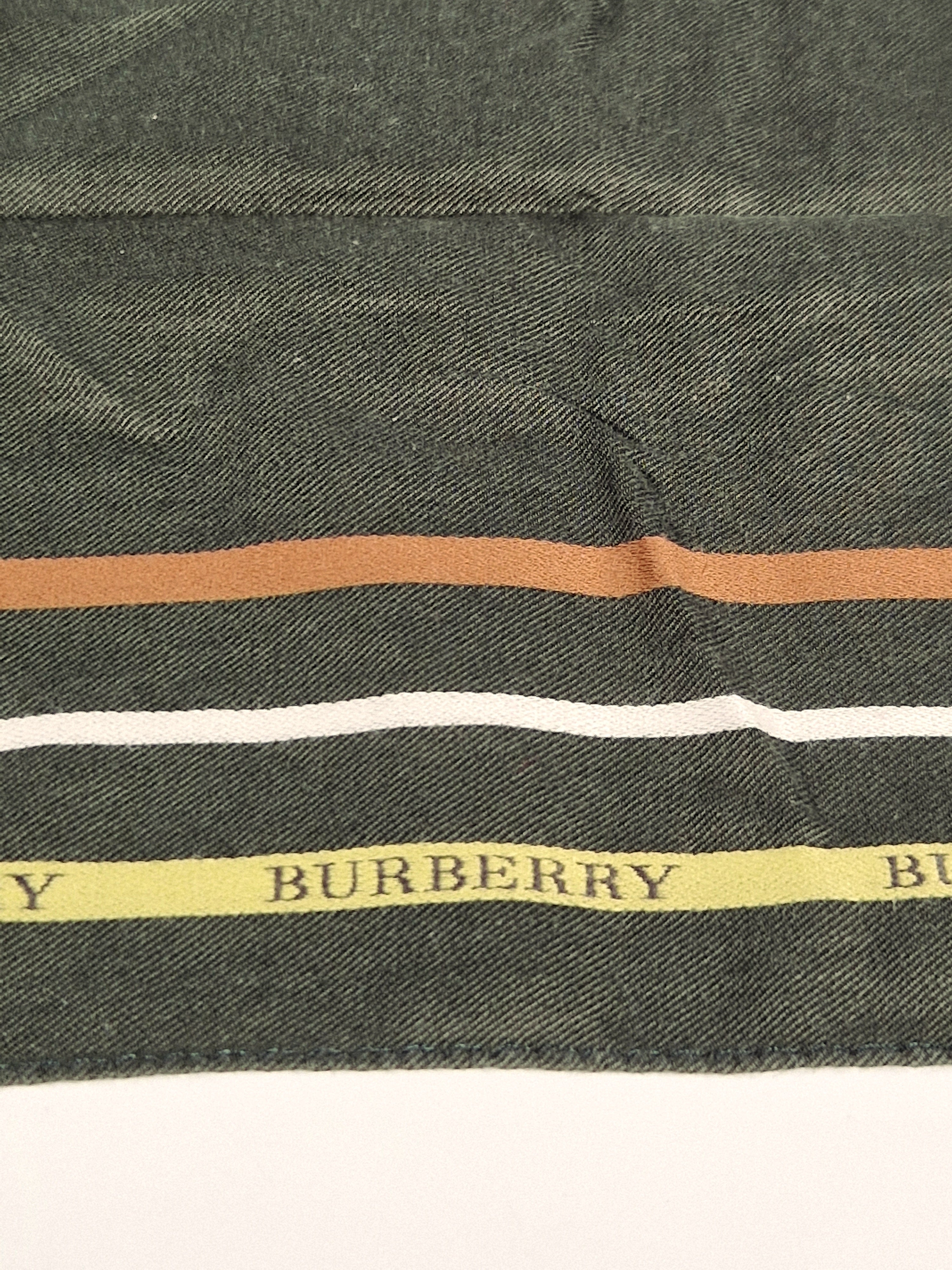 Vintage Burberry cotton handkerchief.