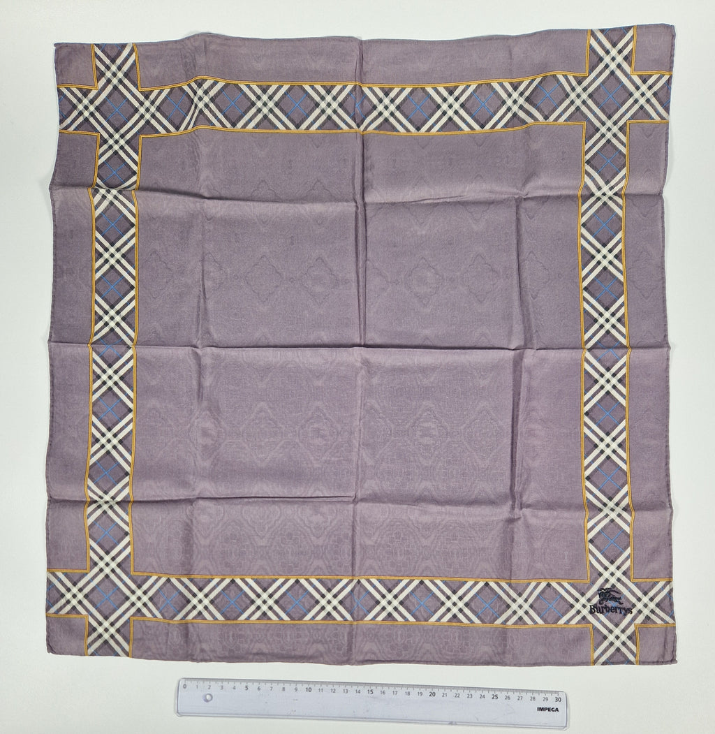 Vintage Burberrys cotton handkerchief.