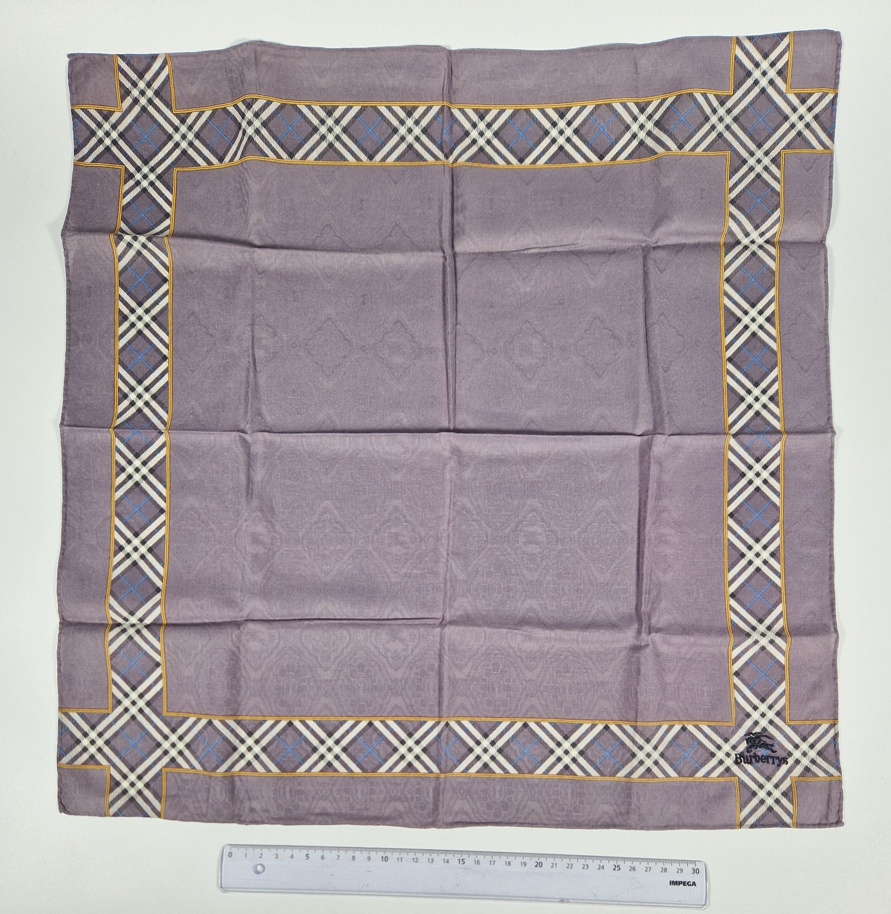 Vintage Burberrys cotton handkerchief.