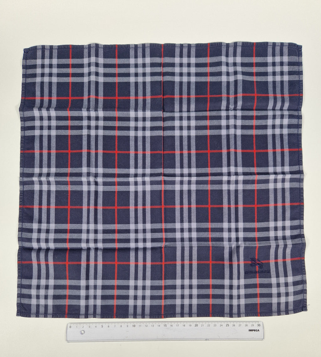 Vintage Burberry cotton handkerchief.