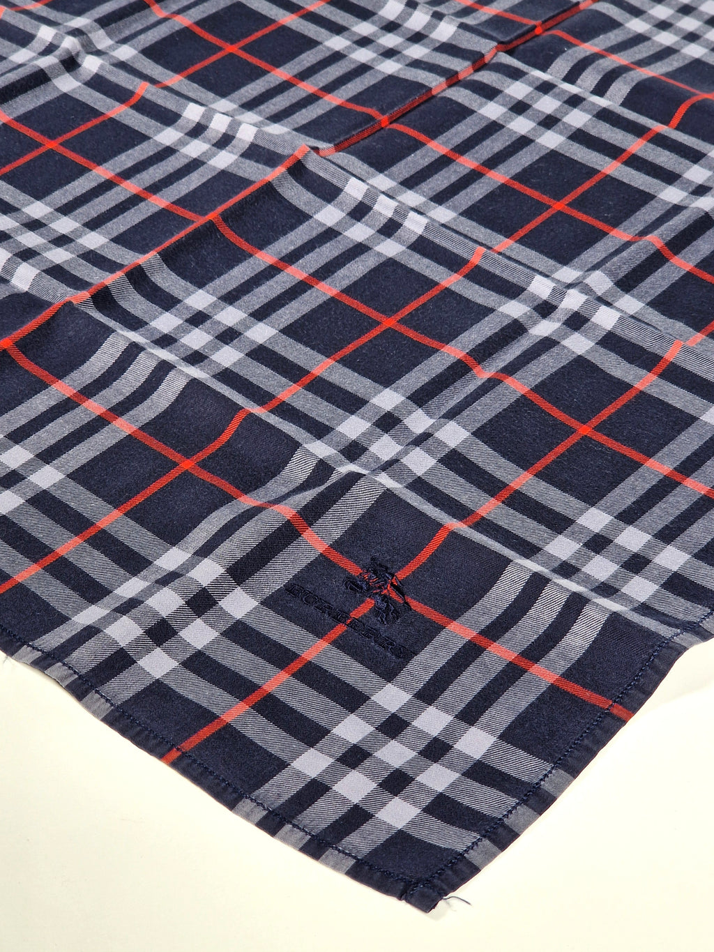 Vintage Burberry cotton handkerchief.