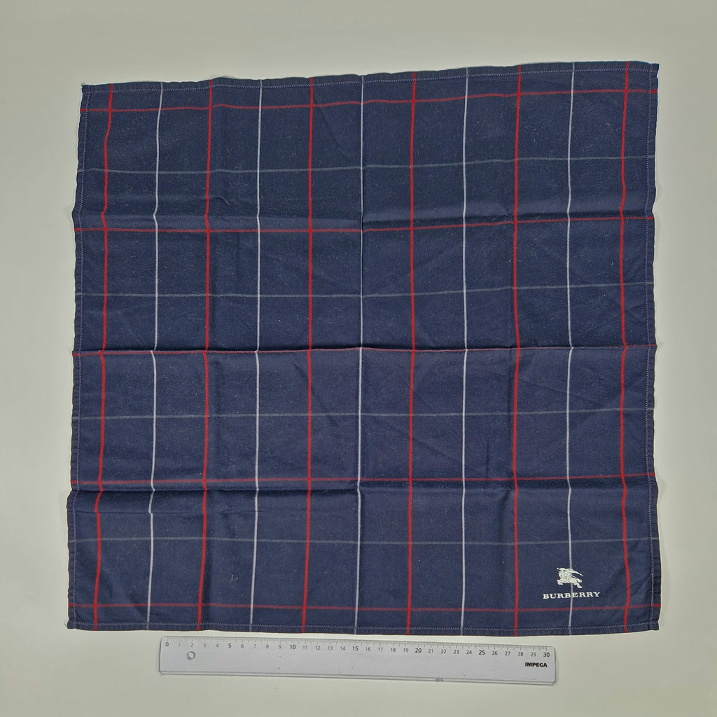 Vintage Burberry cotton handkerchief.