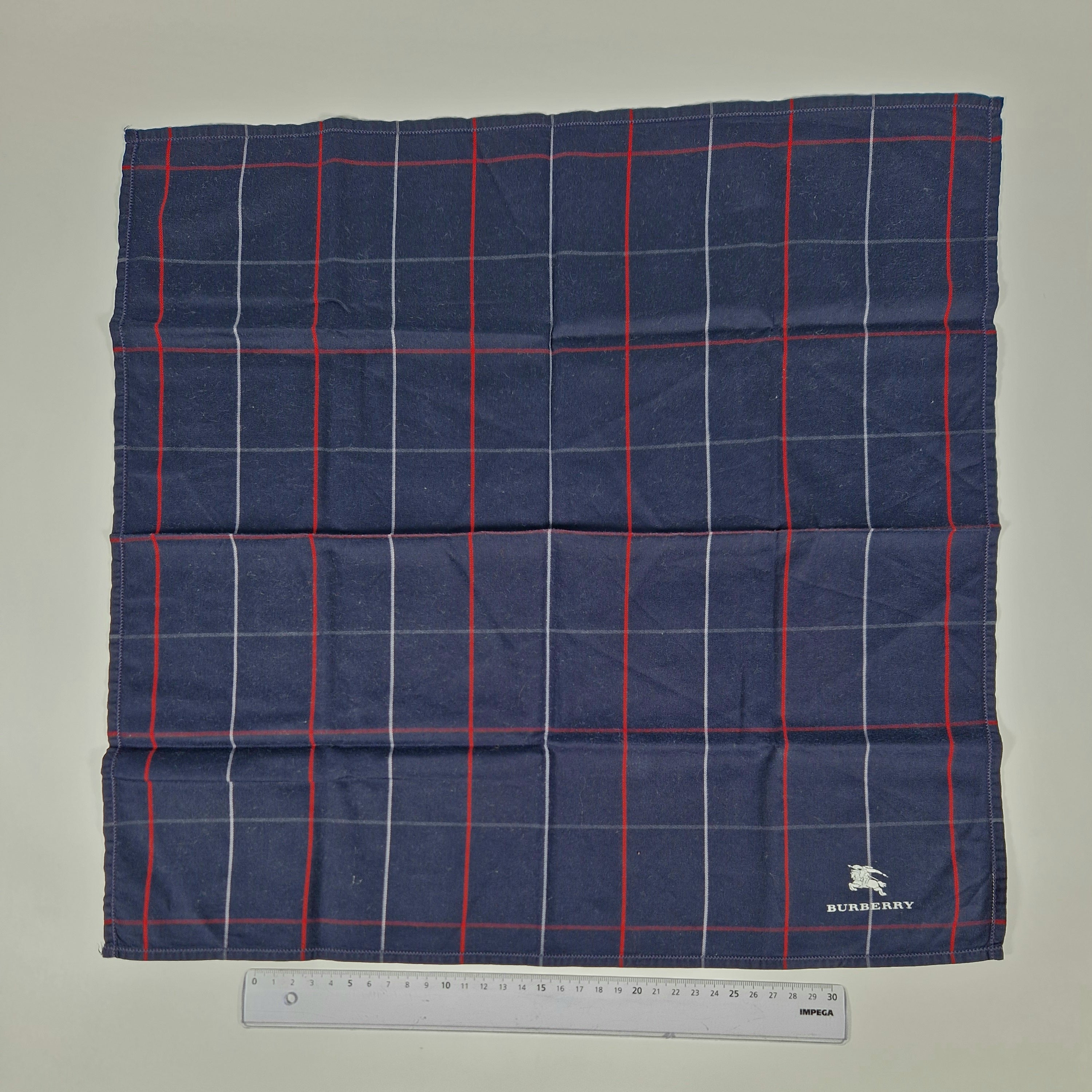 Vintage Burberry cotton handkerchief.
