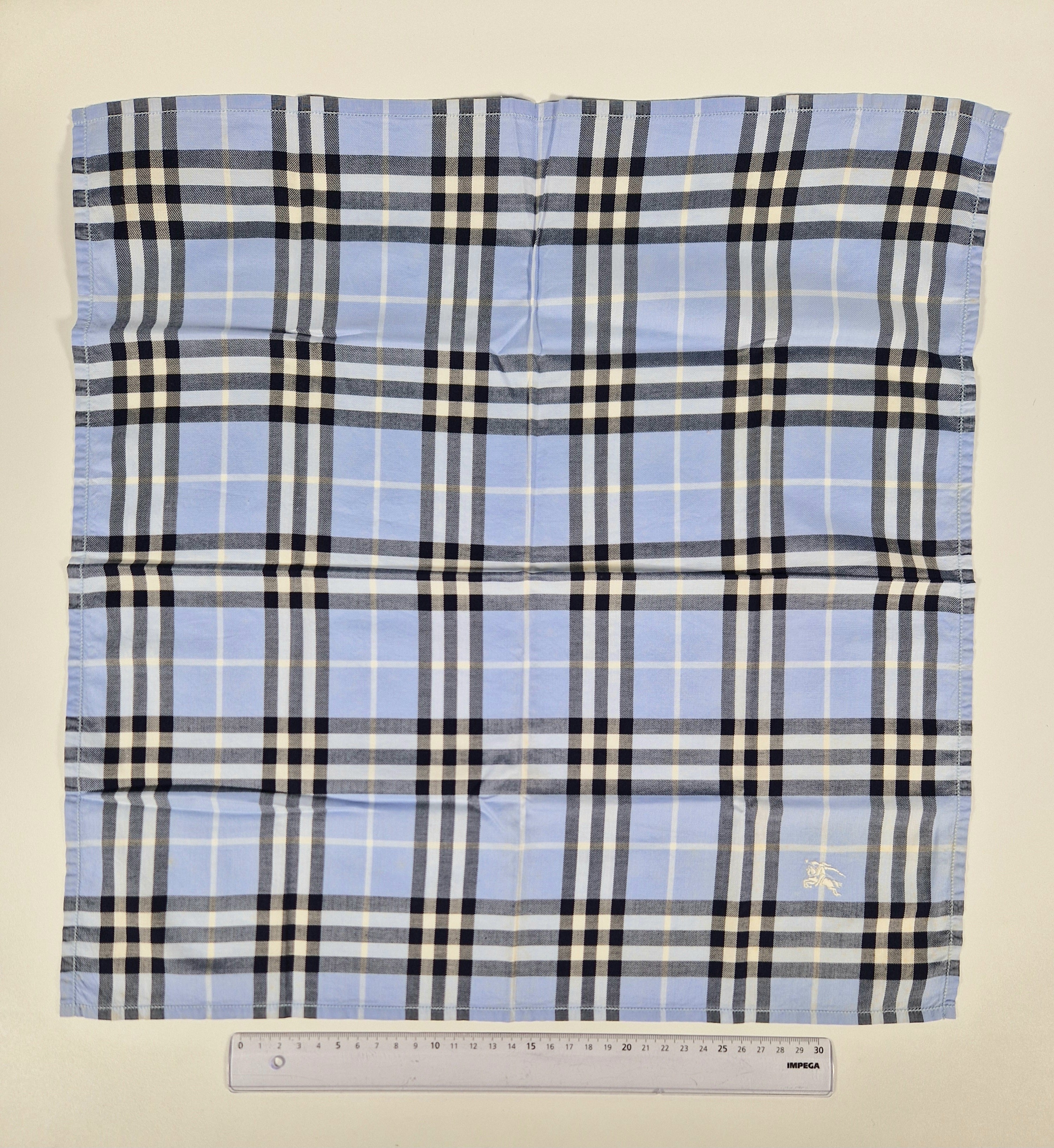 Vintage Burberrys cotton handkerchief.