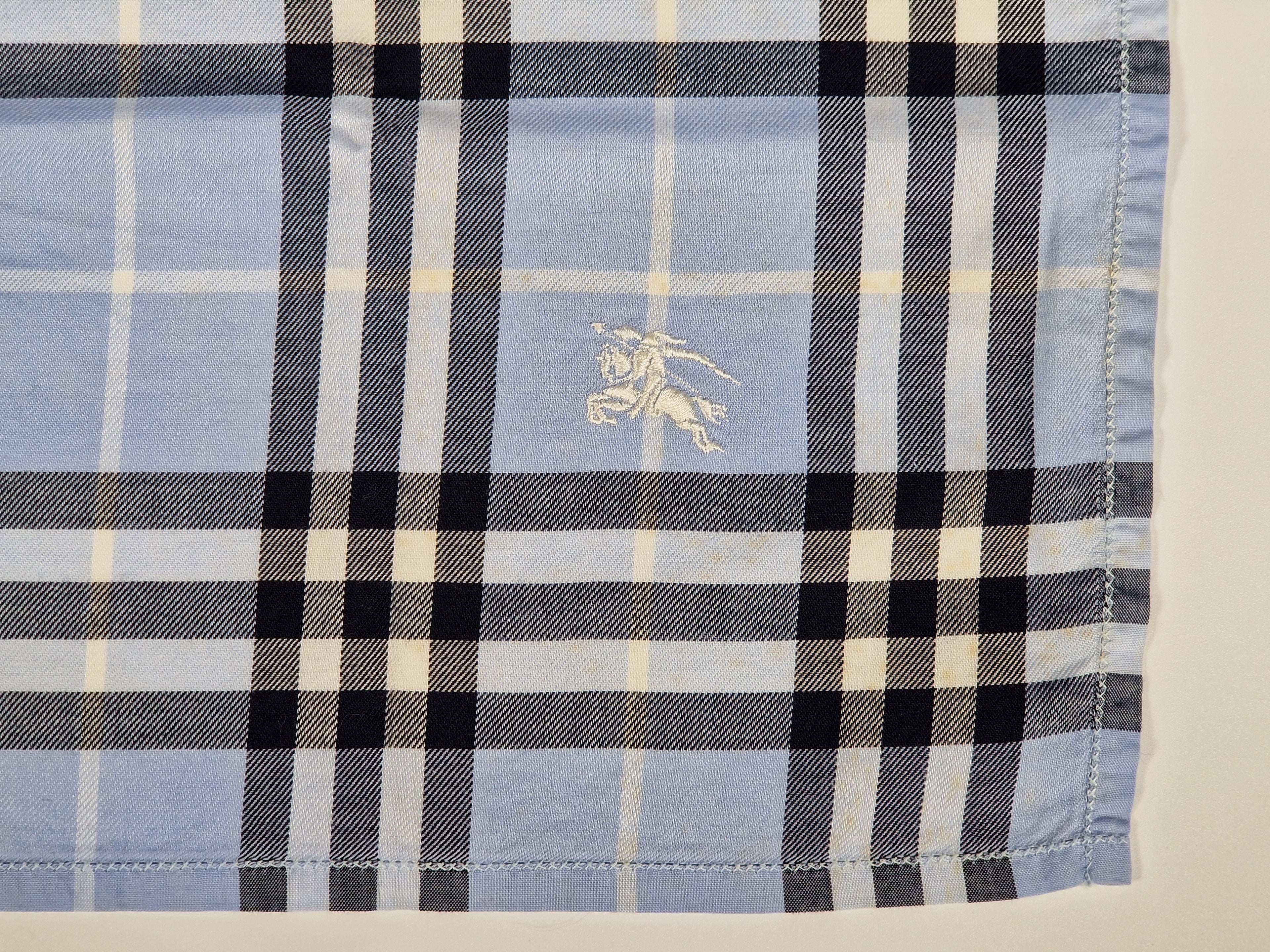 Vintage Burberrys cotton handkerchief.