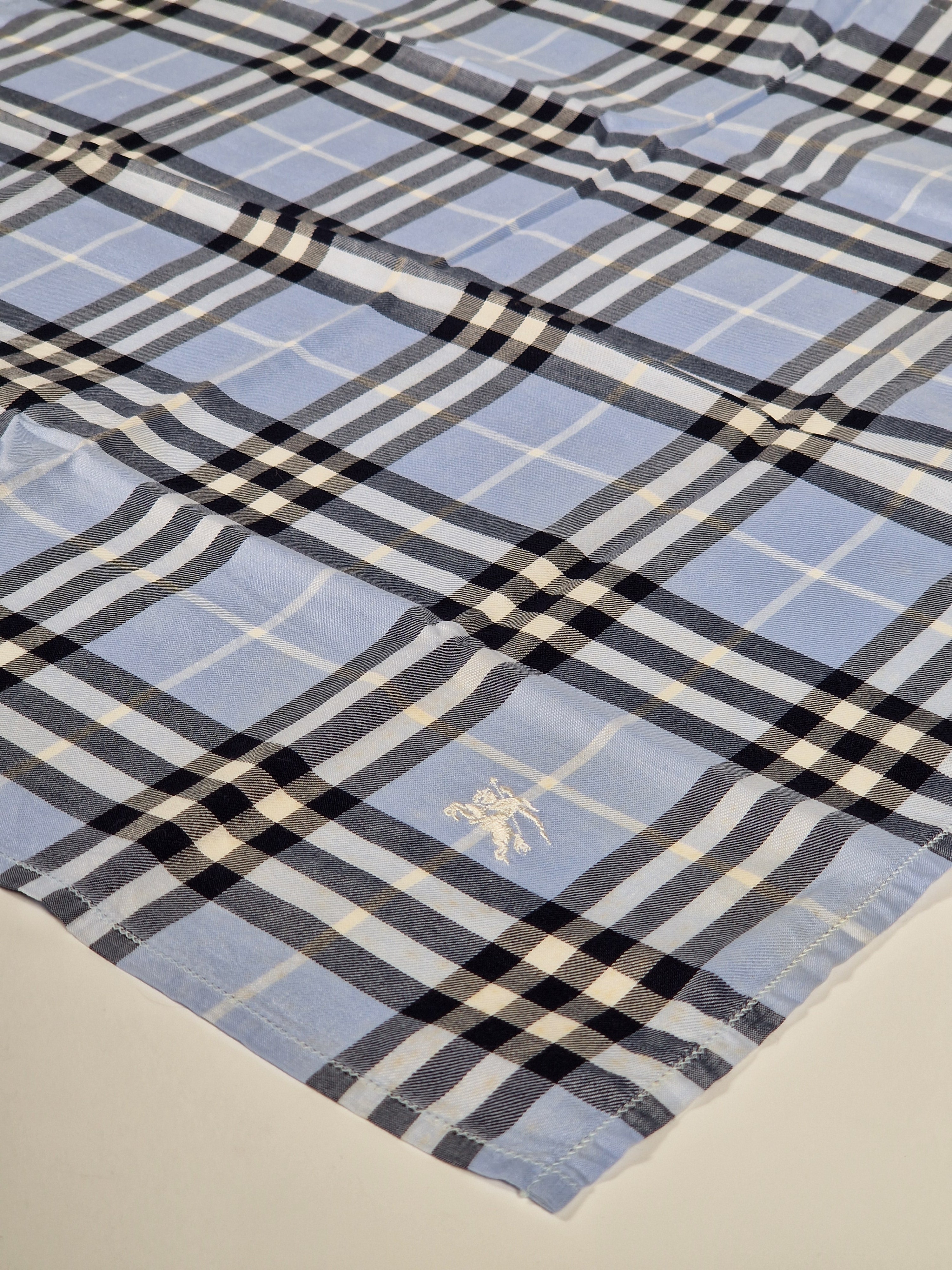 Vintage Burberrys cotton handkerchief.
