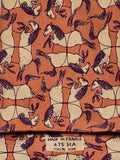 Hermés vintage silk tie horses brown 475 HA