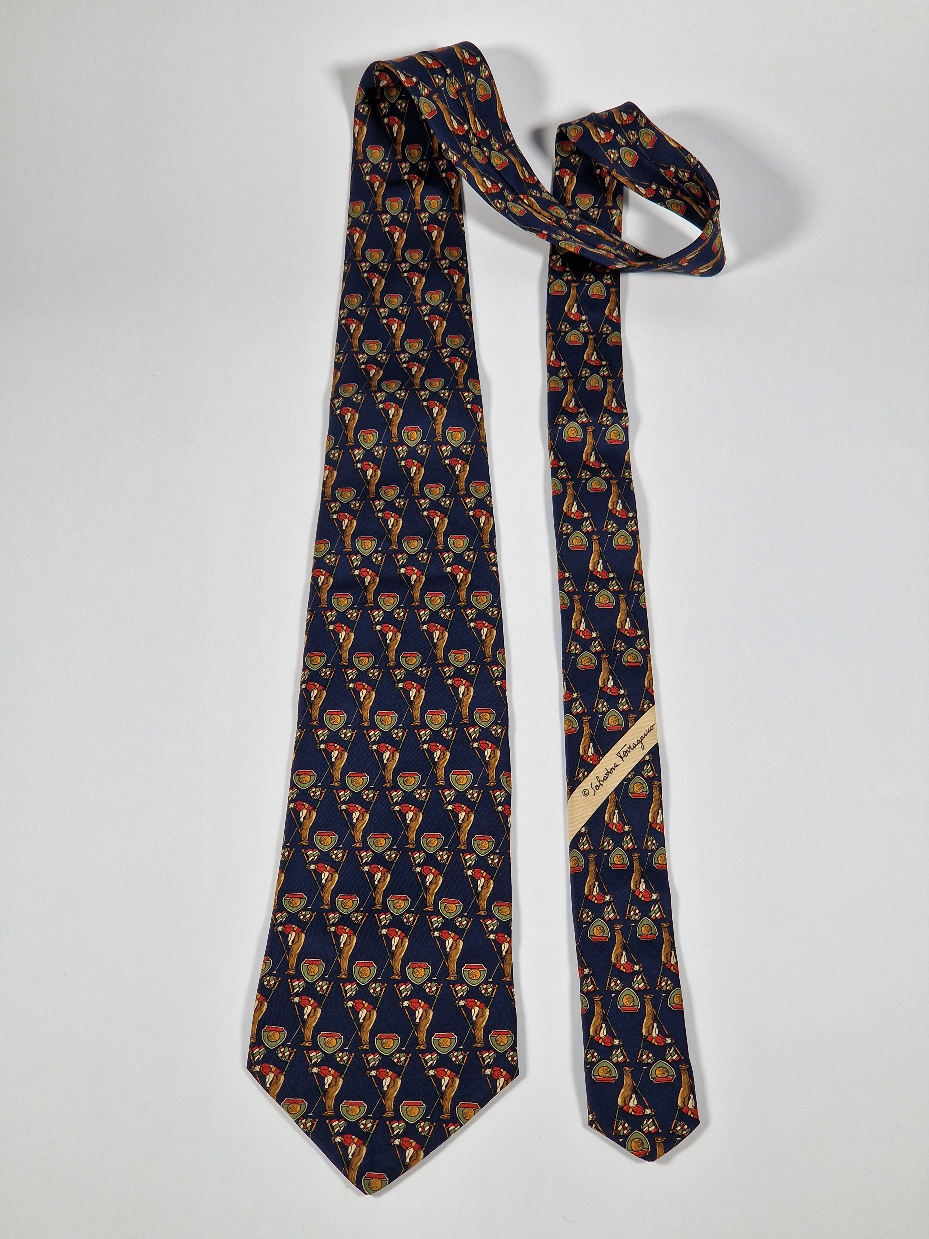 Salvatore Ferragamo tie "Golf"