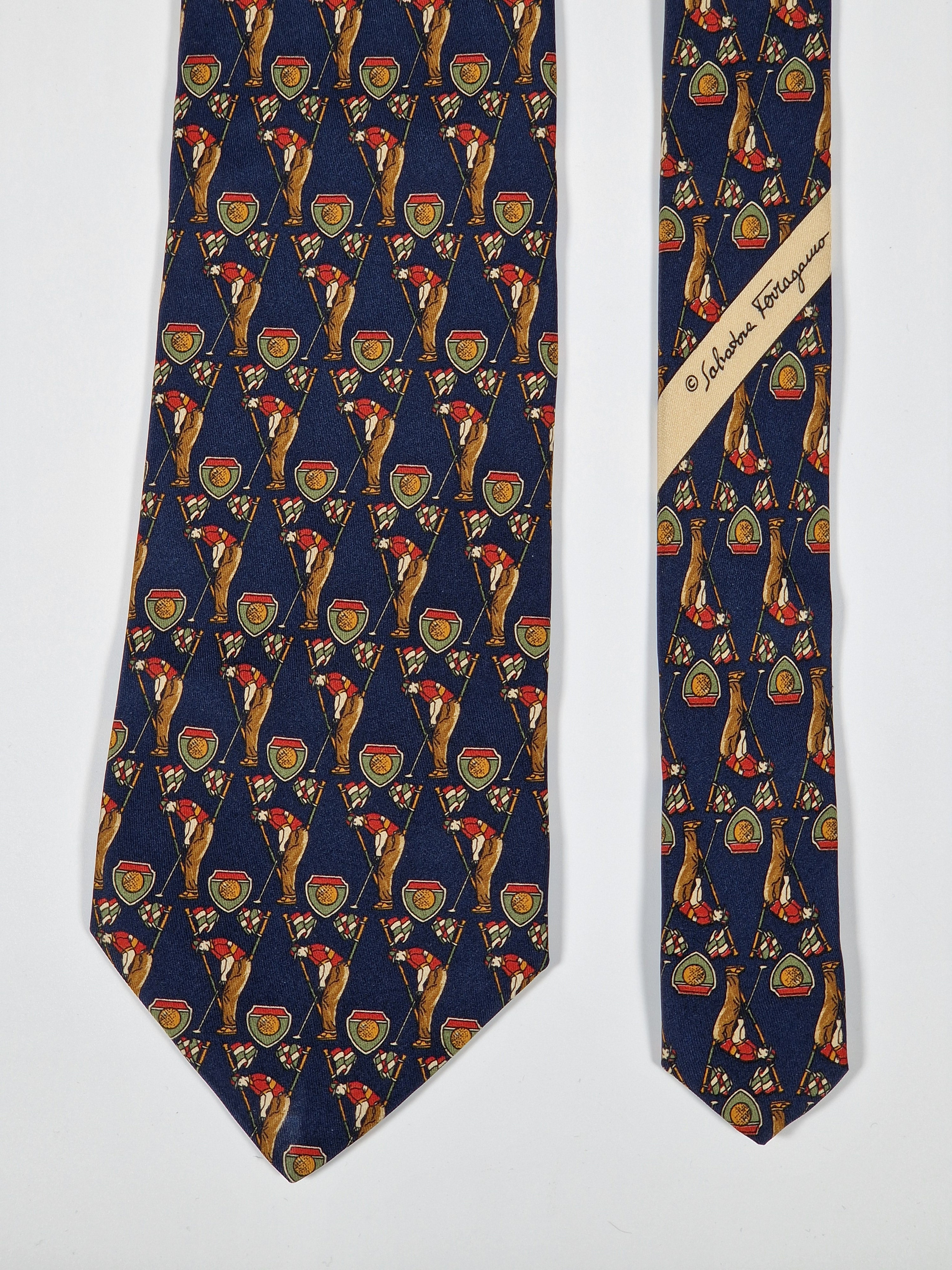 Salvatore Ferragamo tie "Golf"