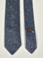 Hermés jaquard silk ties Spaceship, astronaut and ufo 336120 T