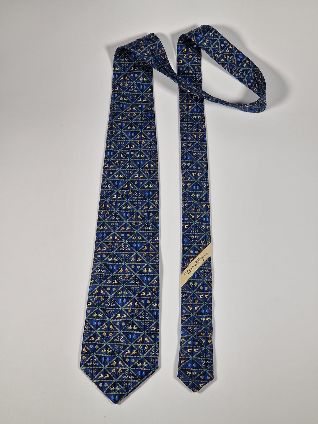 Salvatore Ferragamo silk tie