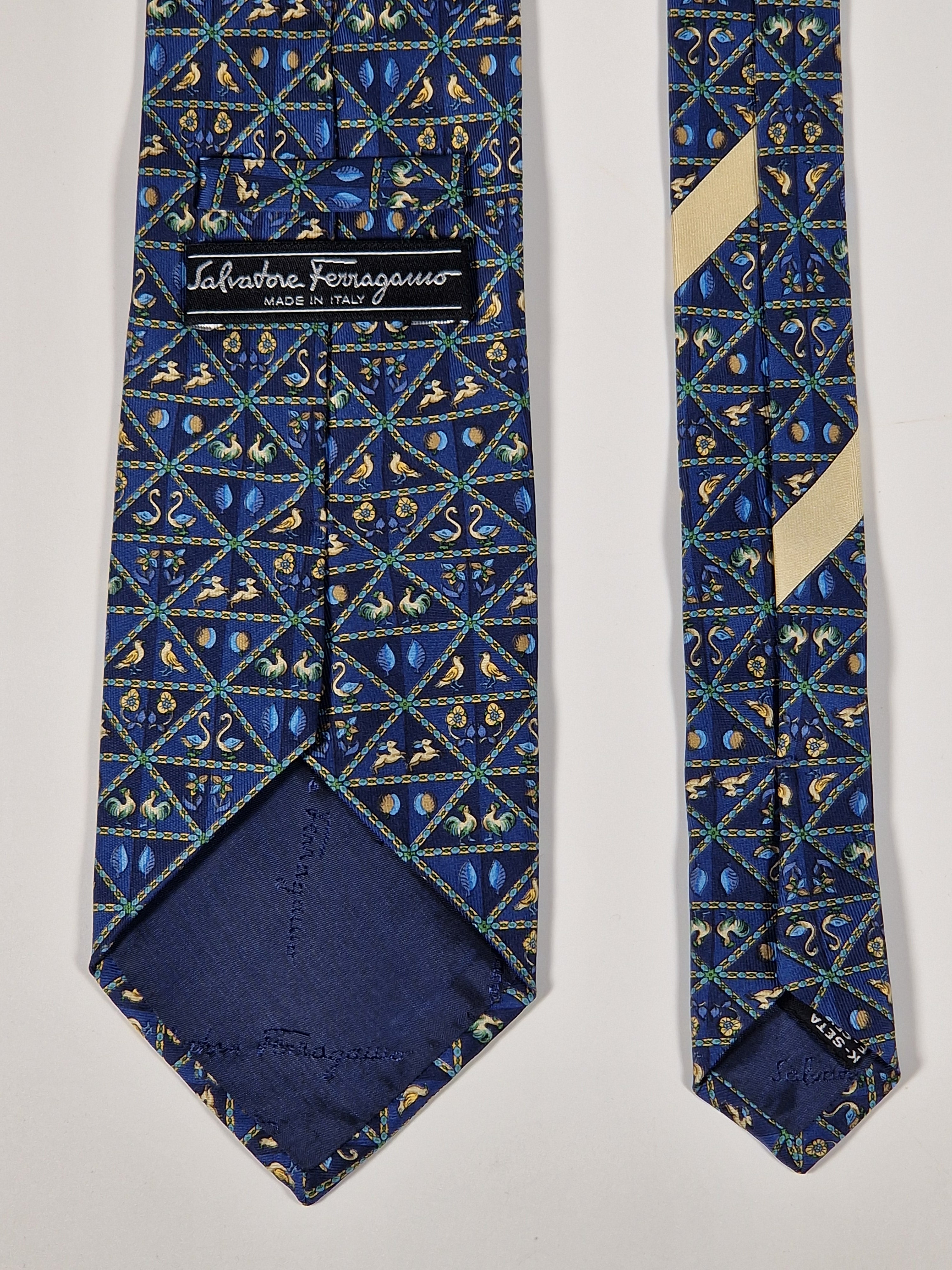 Salvatore Ferragamo silk tie