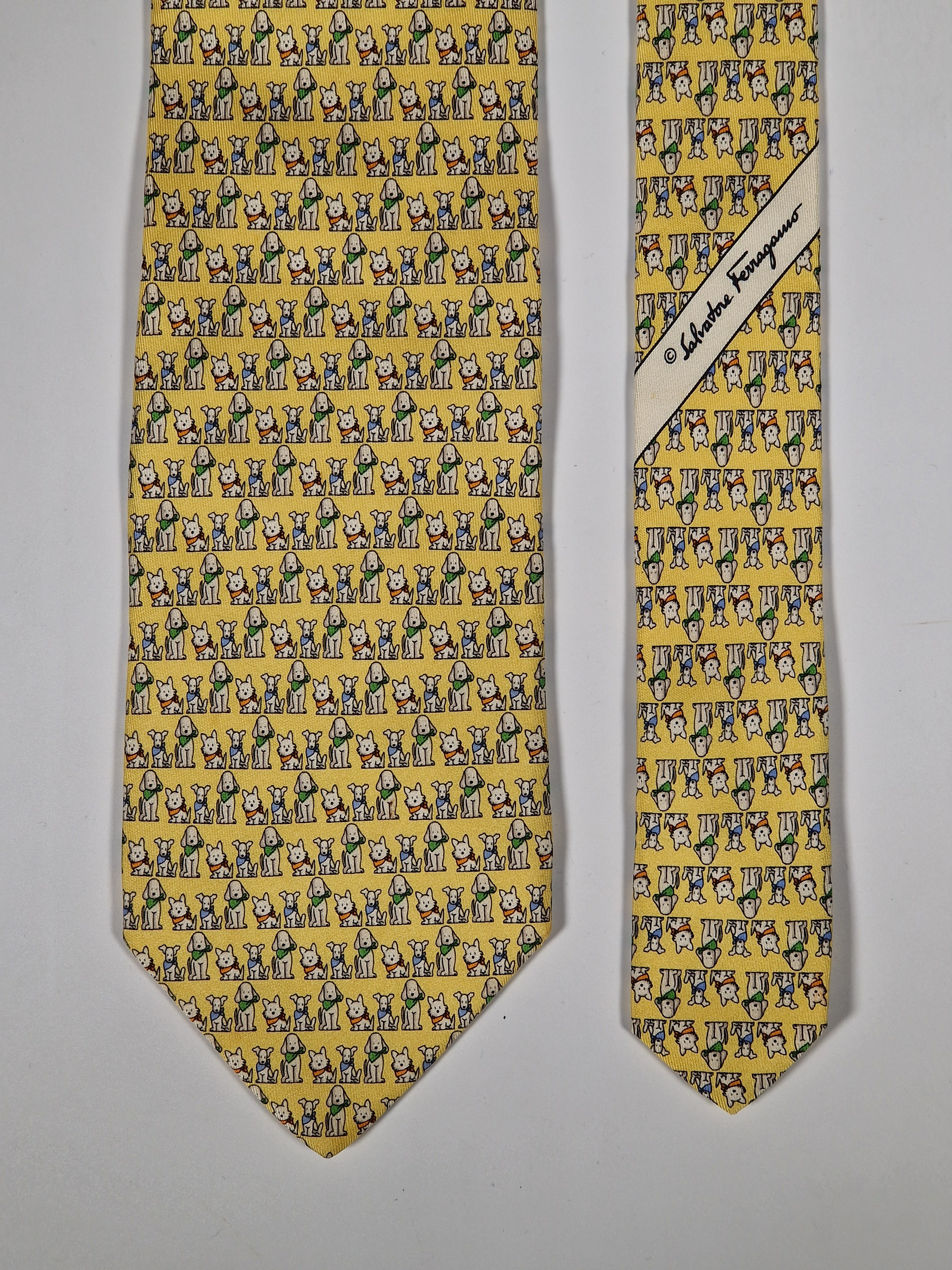 Salvatore Ferragamo tie Dogs