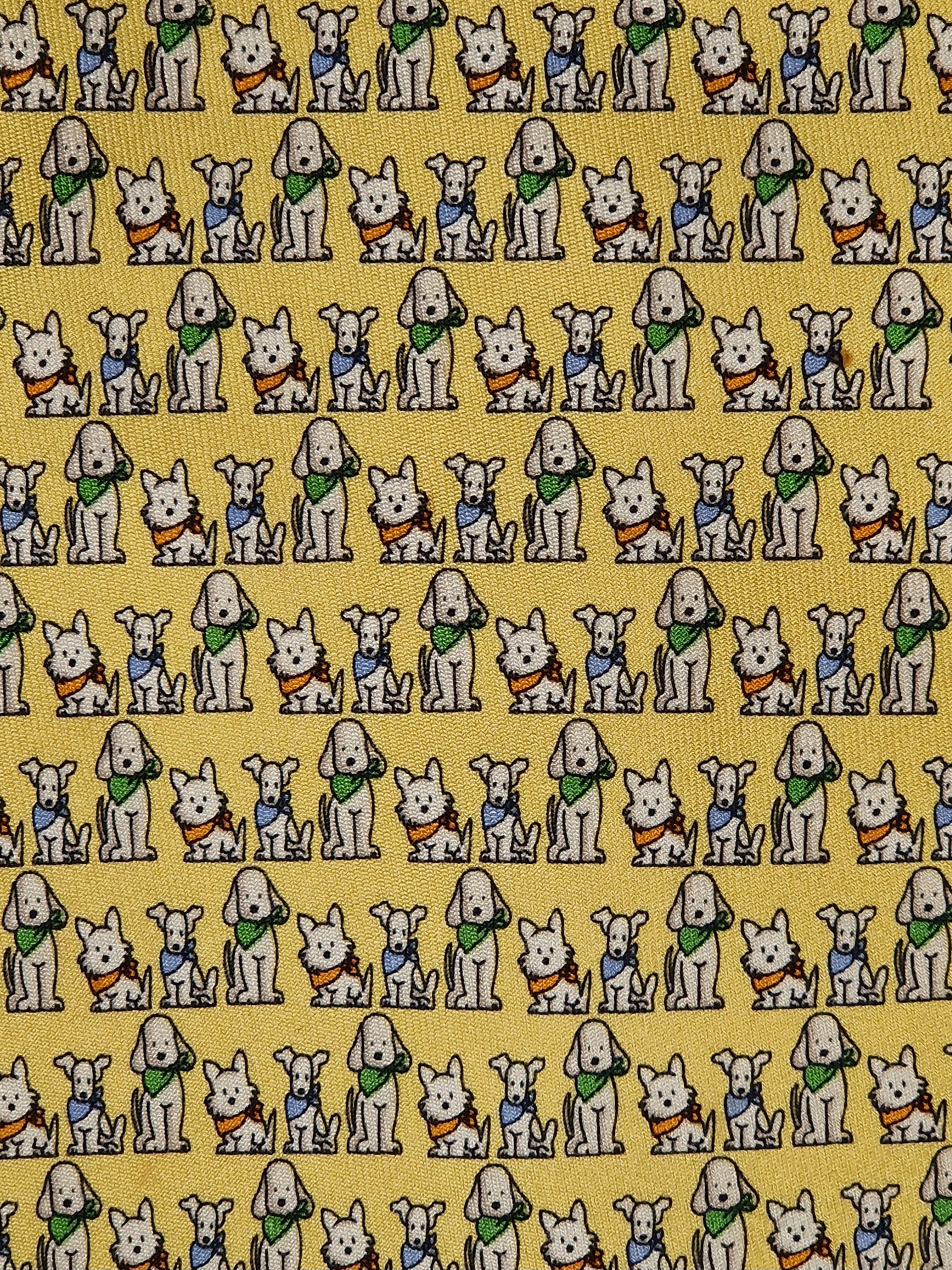 Salvatore Ferragamo tie Dogs