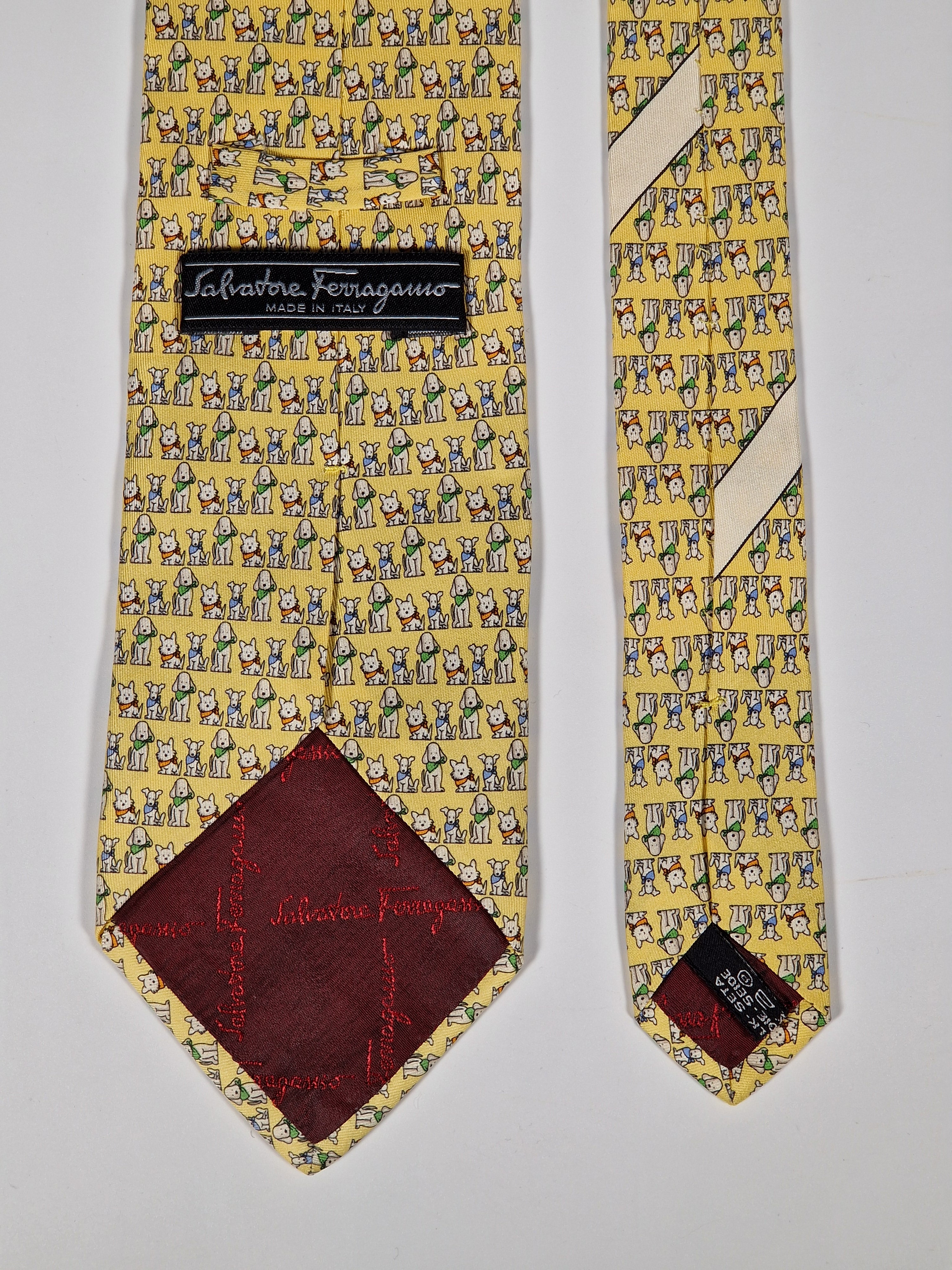 Salvatore Ferragamo tie Dogs