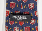 Chanel silk tie