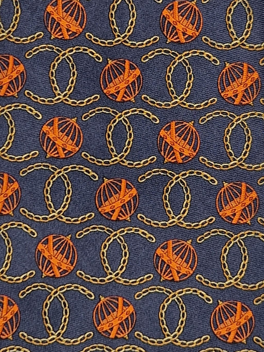 Chanel silk tie