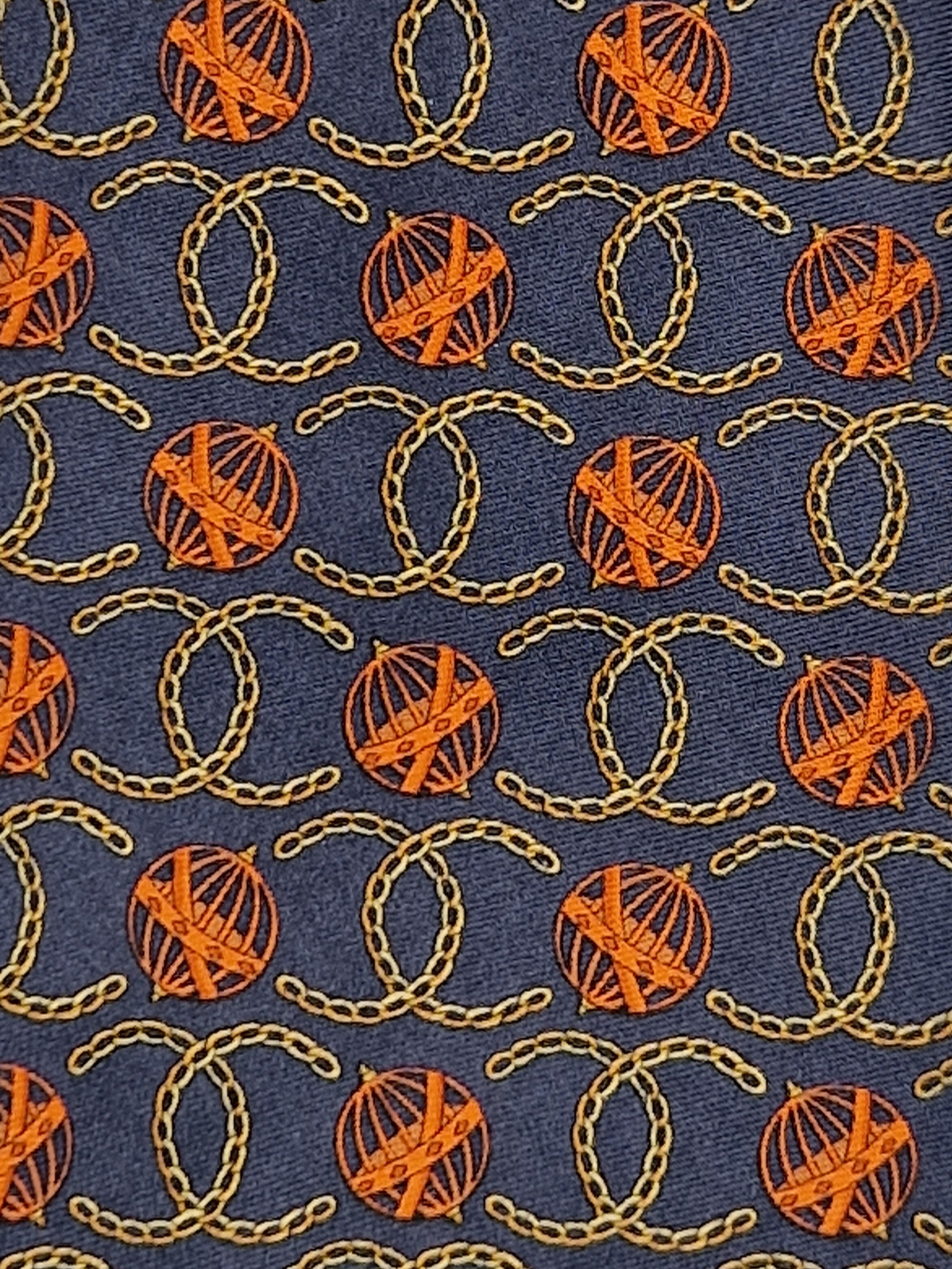 Chanel silk tie