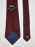 Chanel silk tie