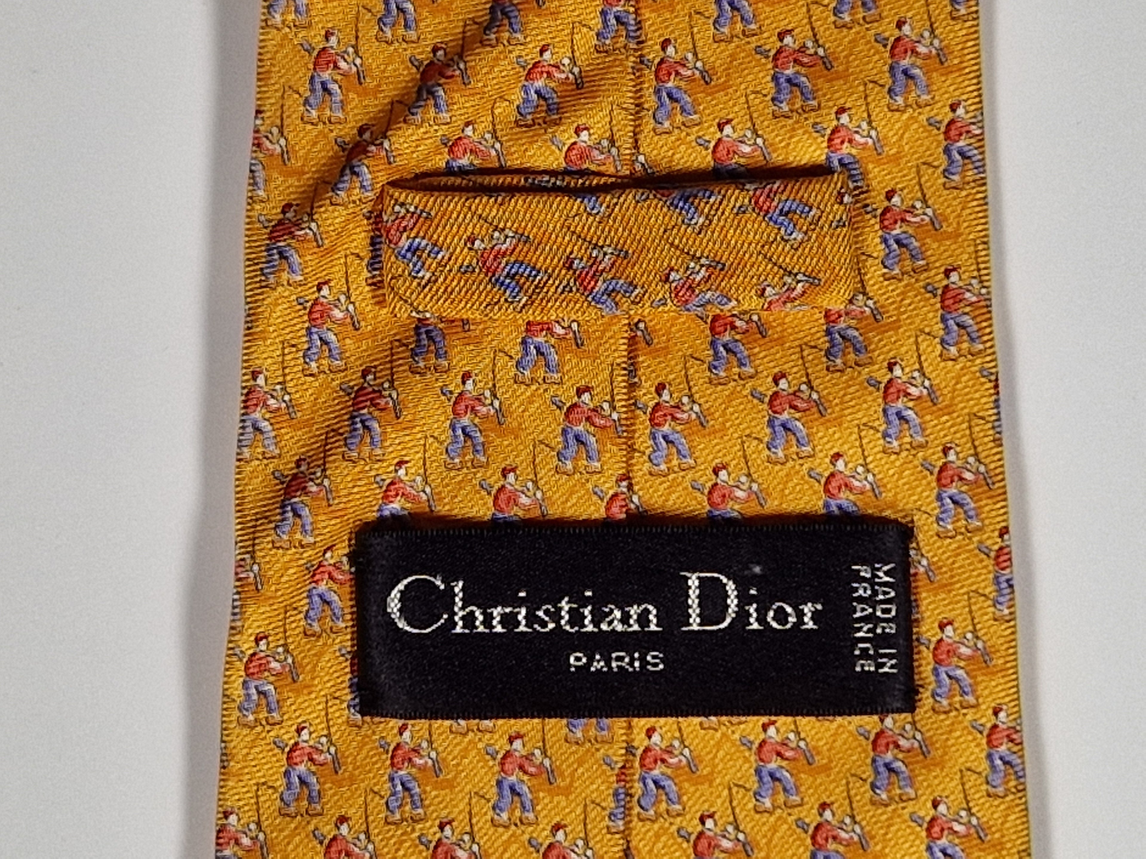 Dior silk tie