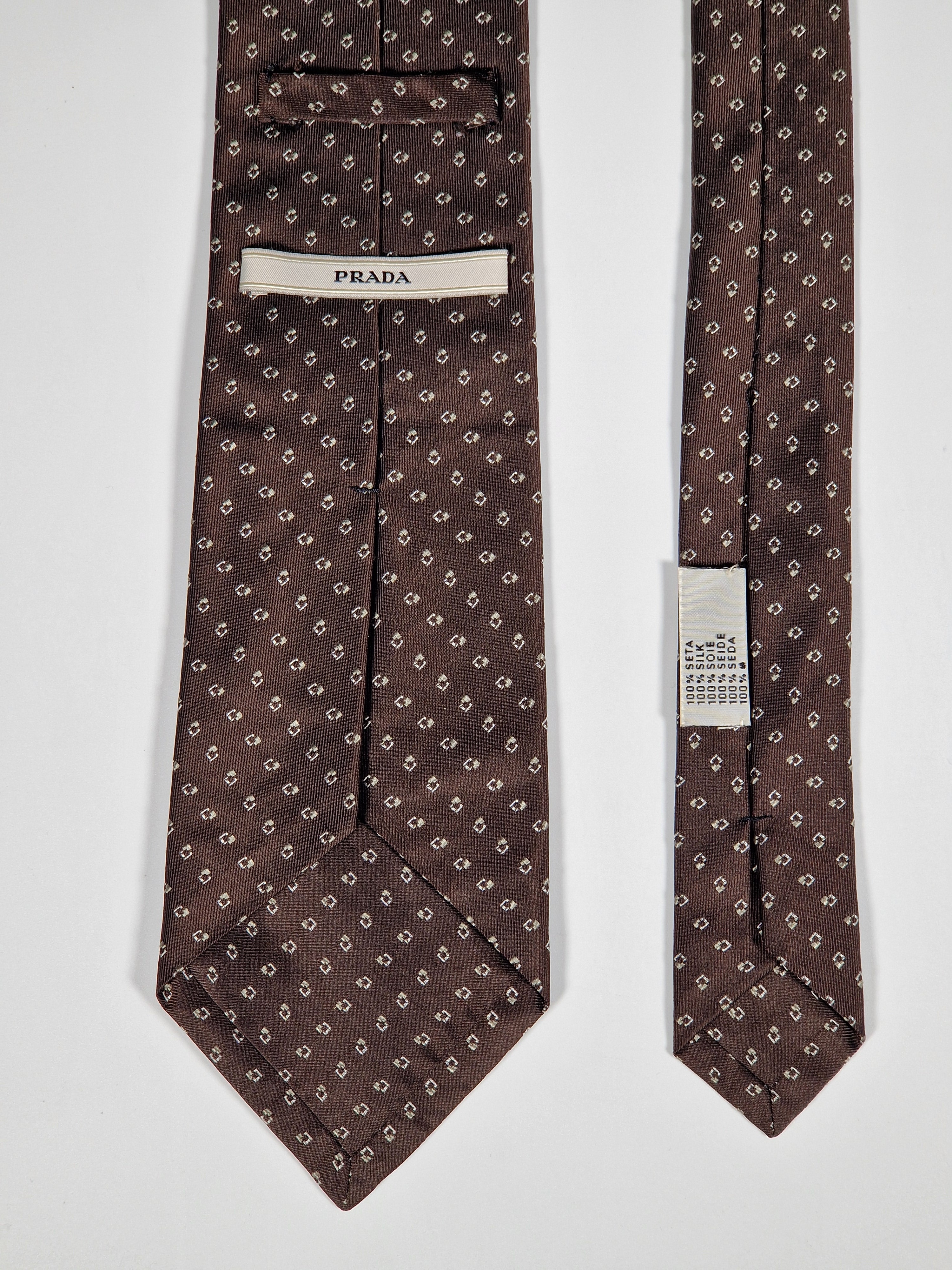 Prada silk tie
