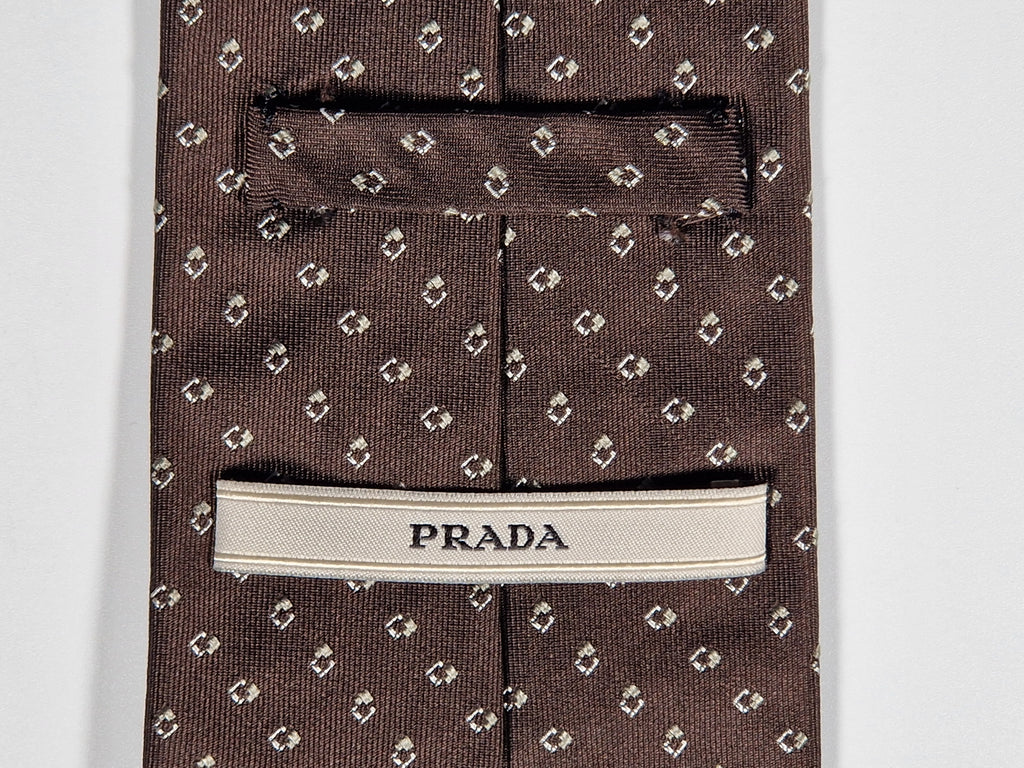 Prada silk tie