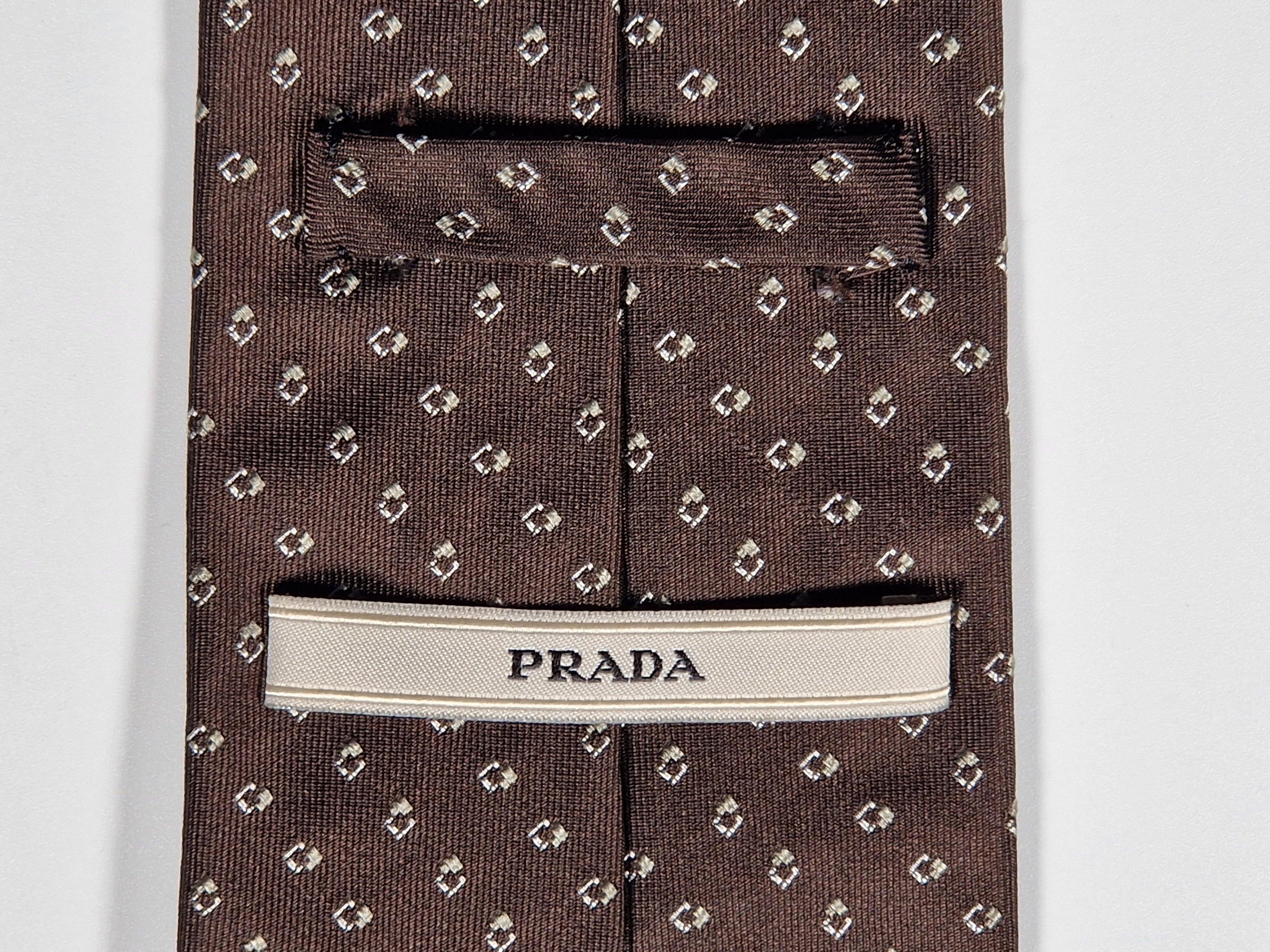 Prada silk tie