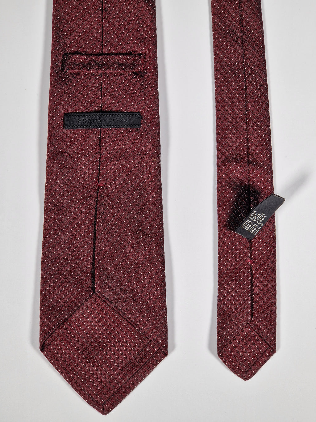 Prada silk tie
