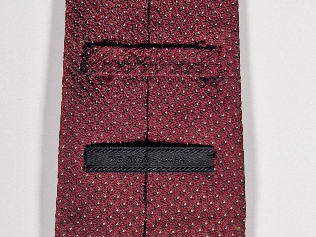 Prada silk tie