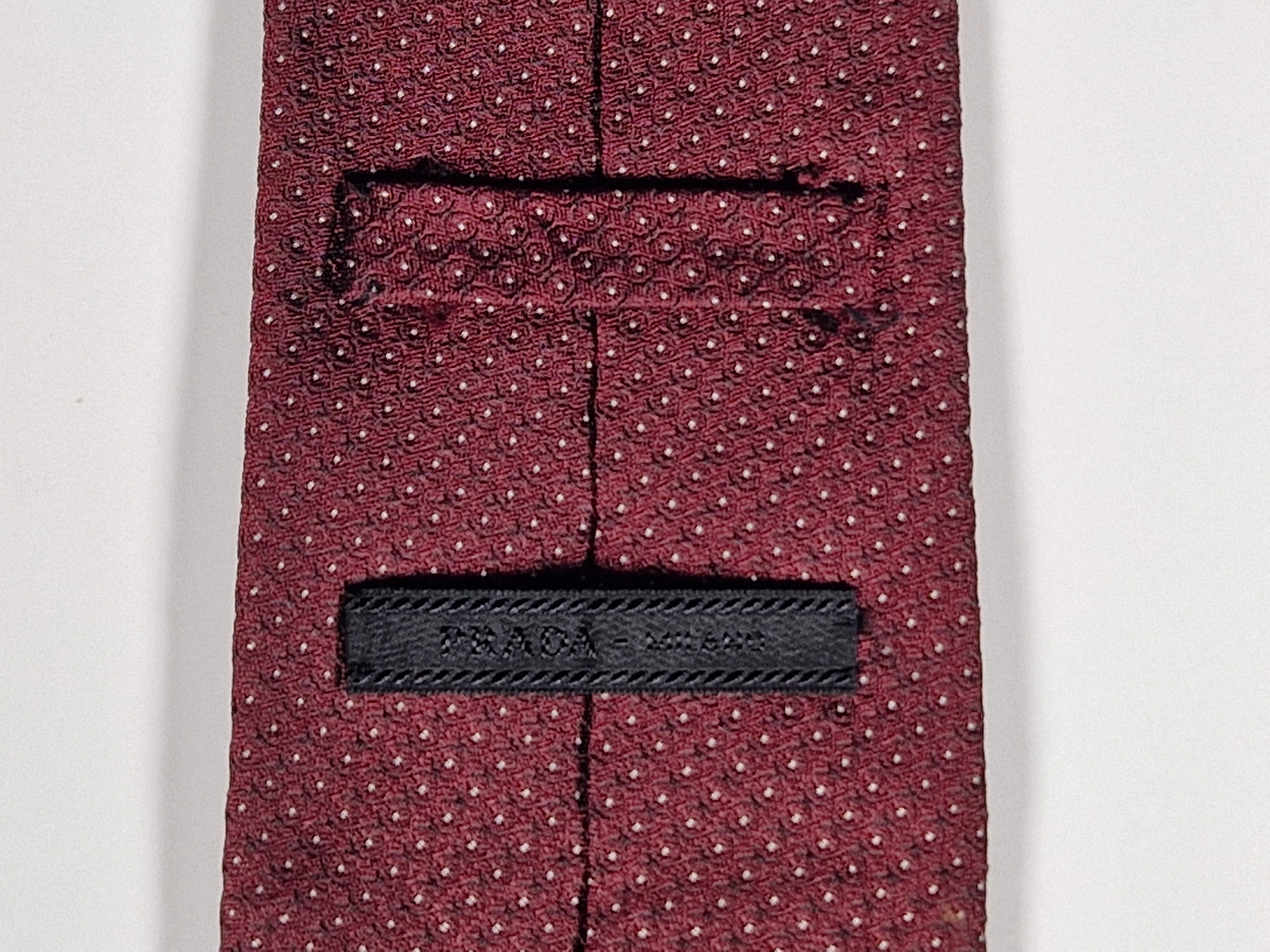 Prada silk tie