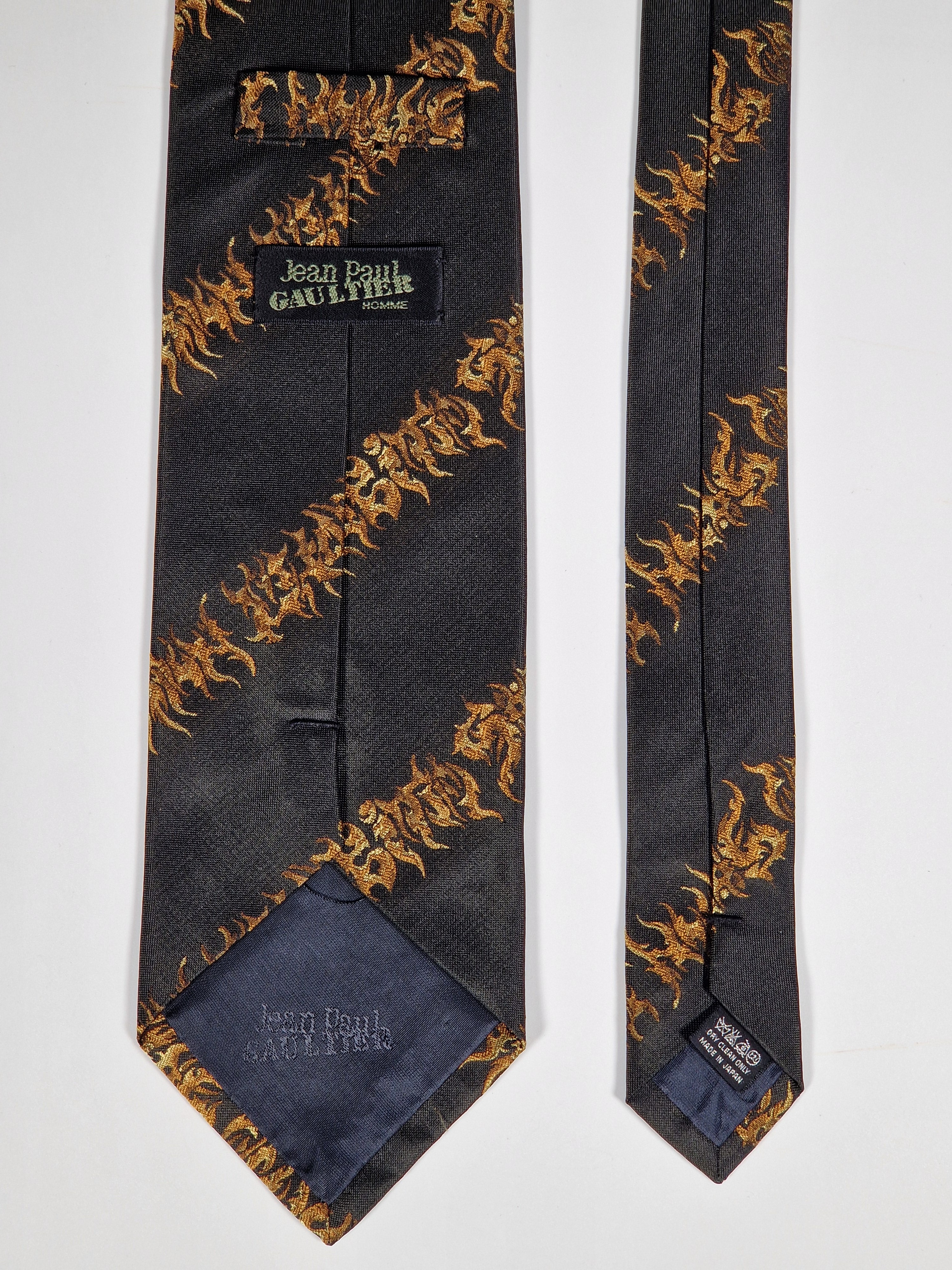 Jean Paul Gaultier silk tie