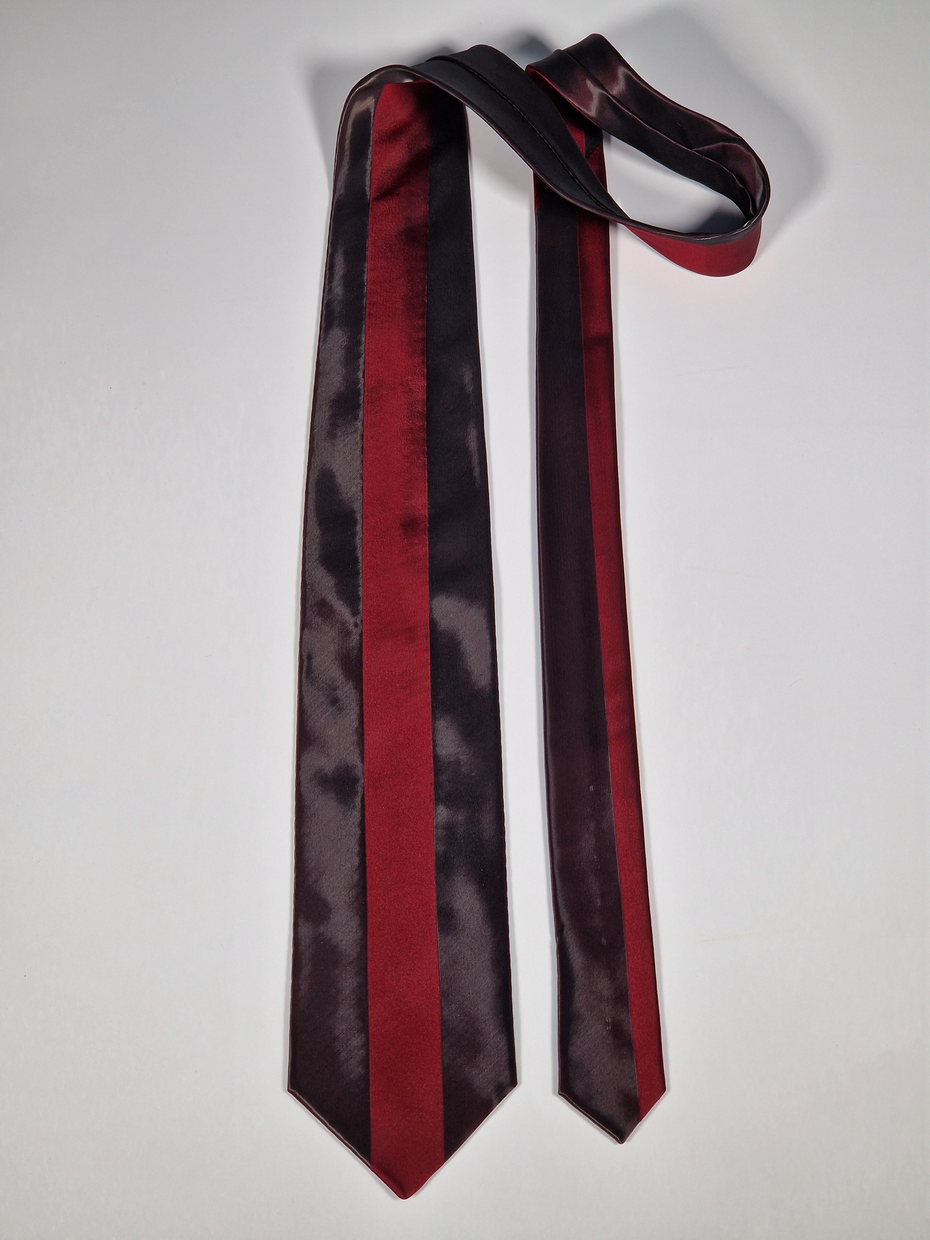 Jean Paul Gaultier mixed material tie