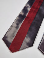 Jean Paul Gaultier mixed material tie