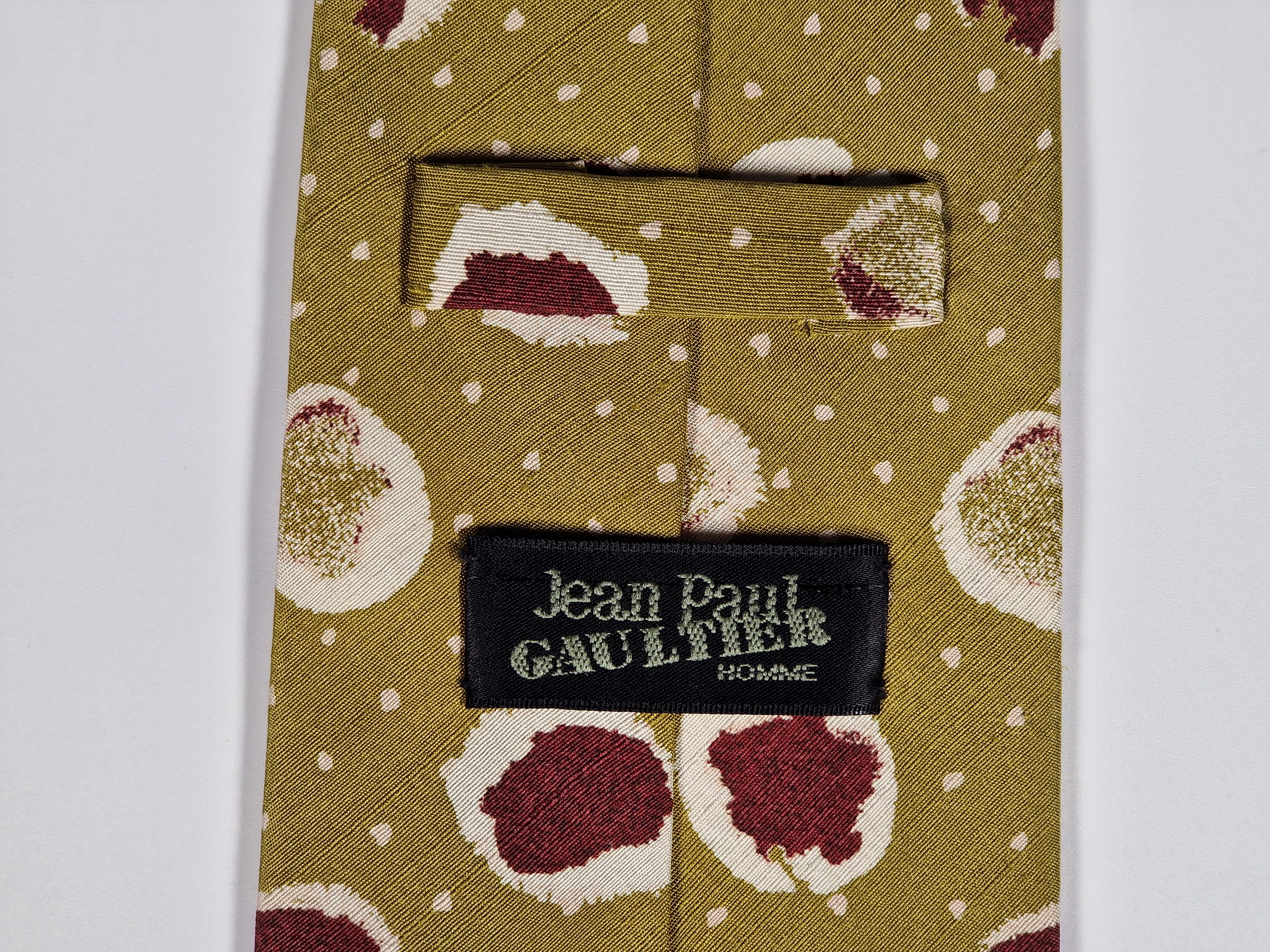 Jean Paul Gaultier silk tie