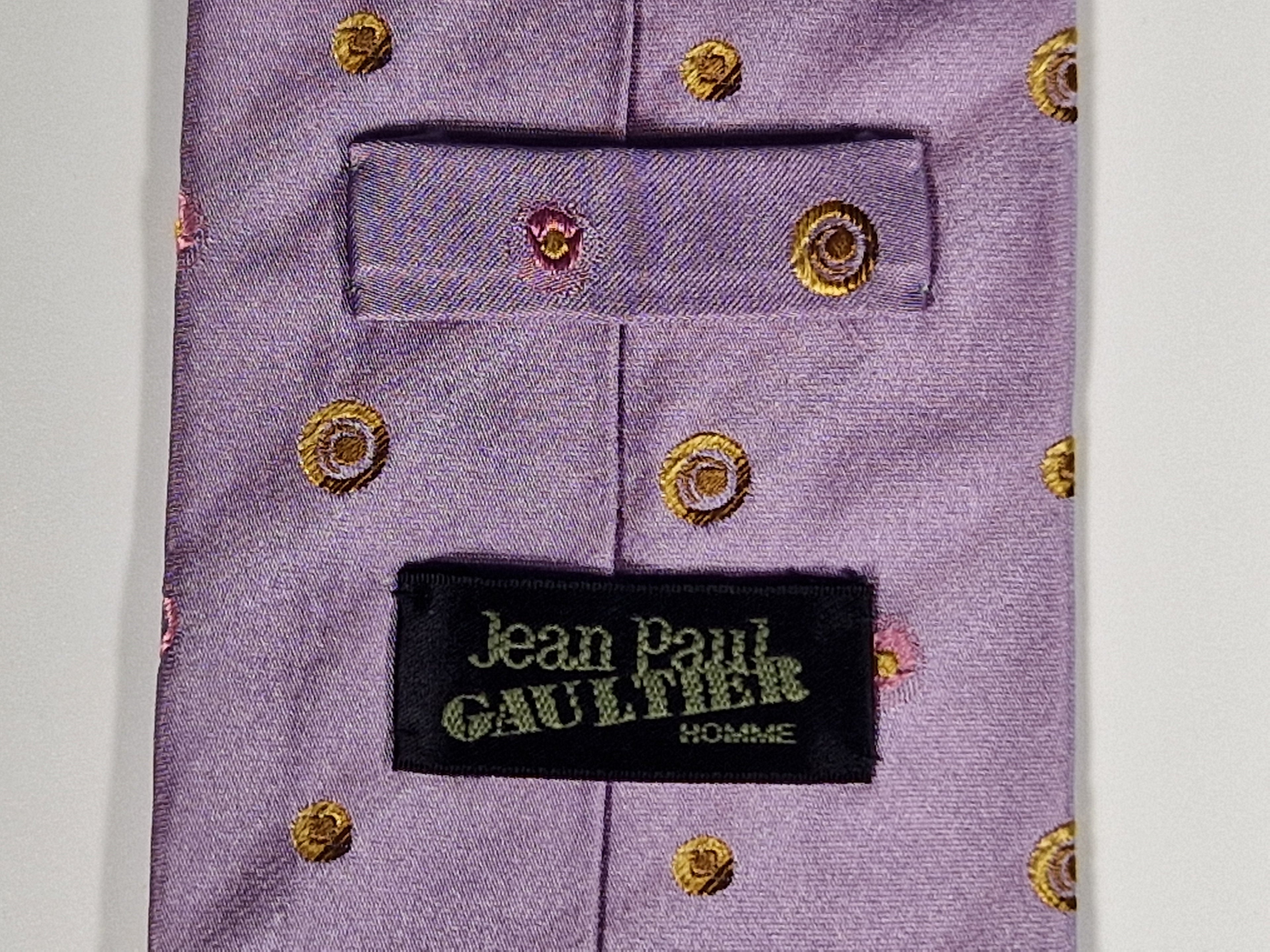 Jean Paul Gaultier silk tie