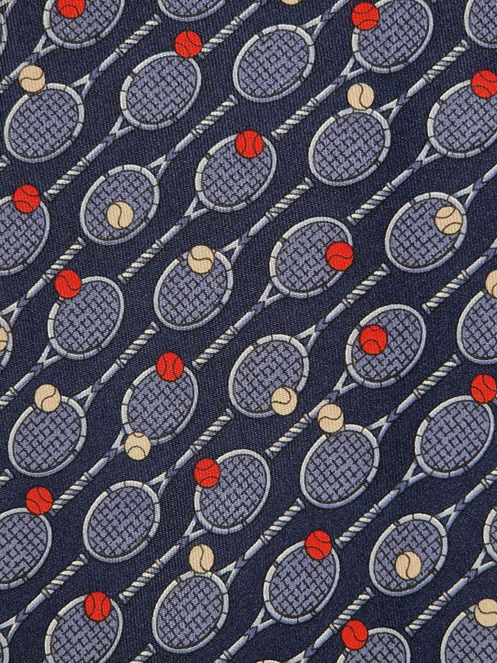 Gucci tie with Tennis pattern