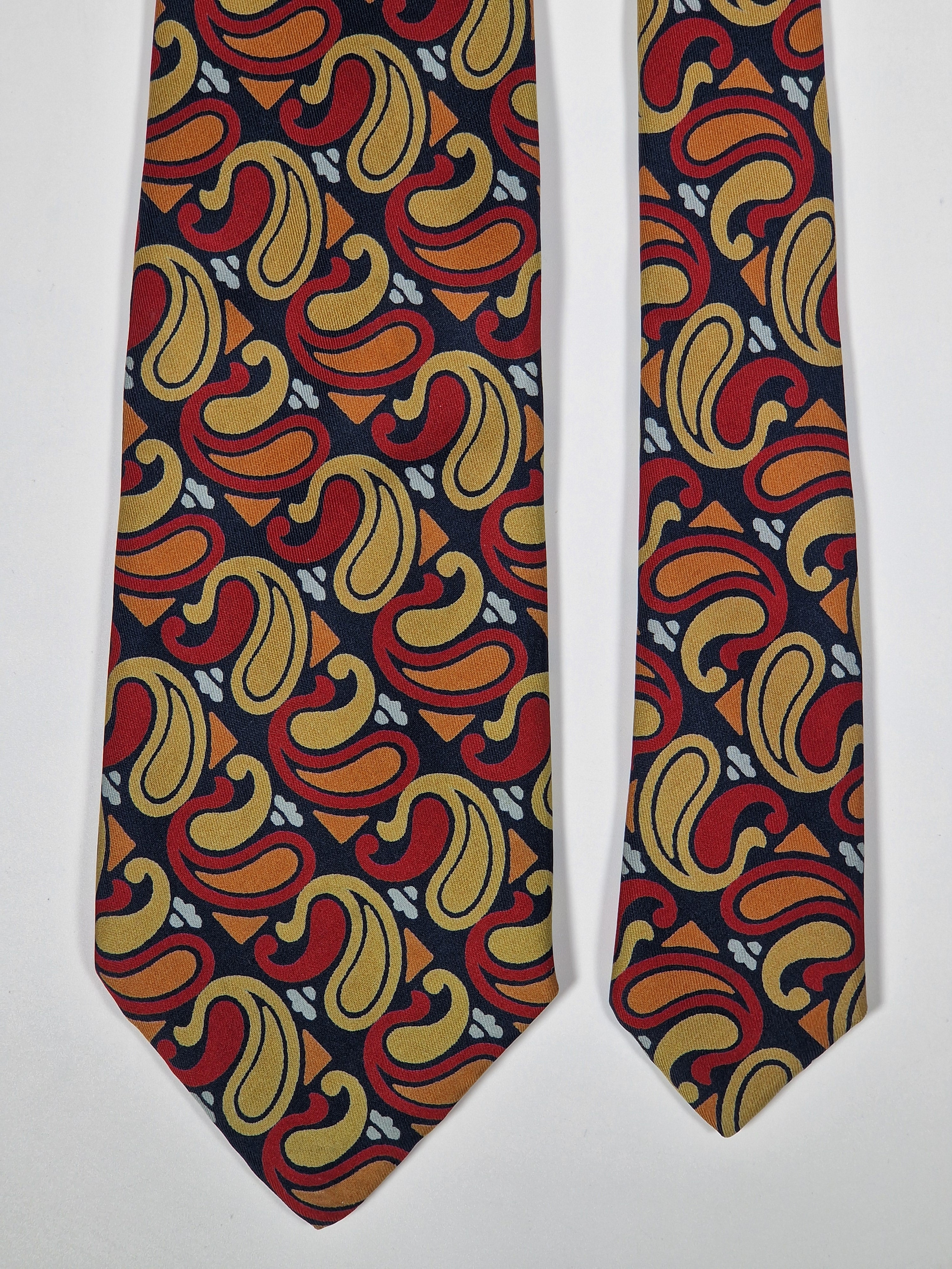 Vintage Dior tie with paisly pattern
