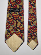 Vintage Dior tie with paisly pattern