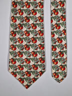 Burberrys Vintage silk tie Tomato pattern