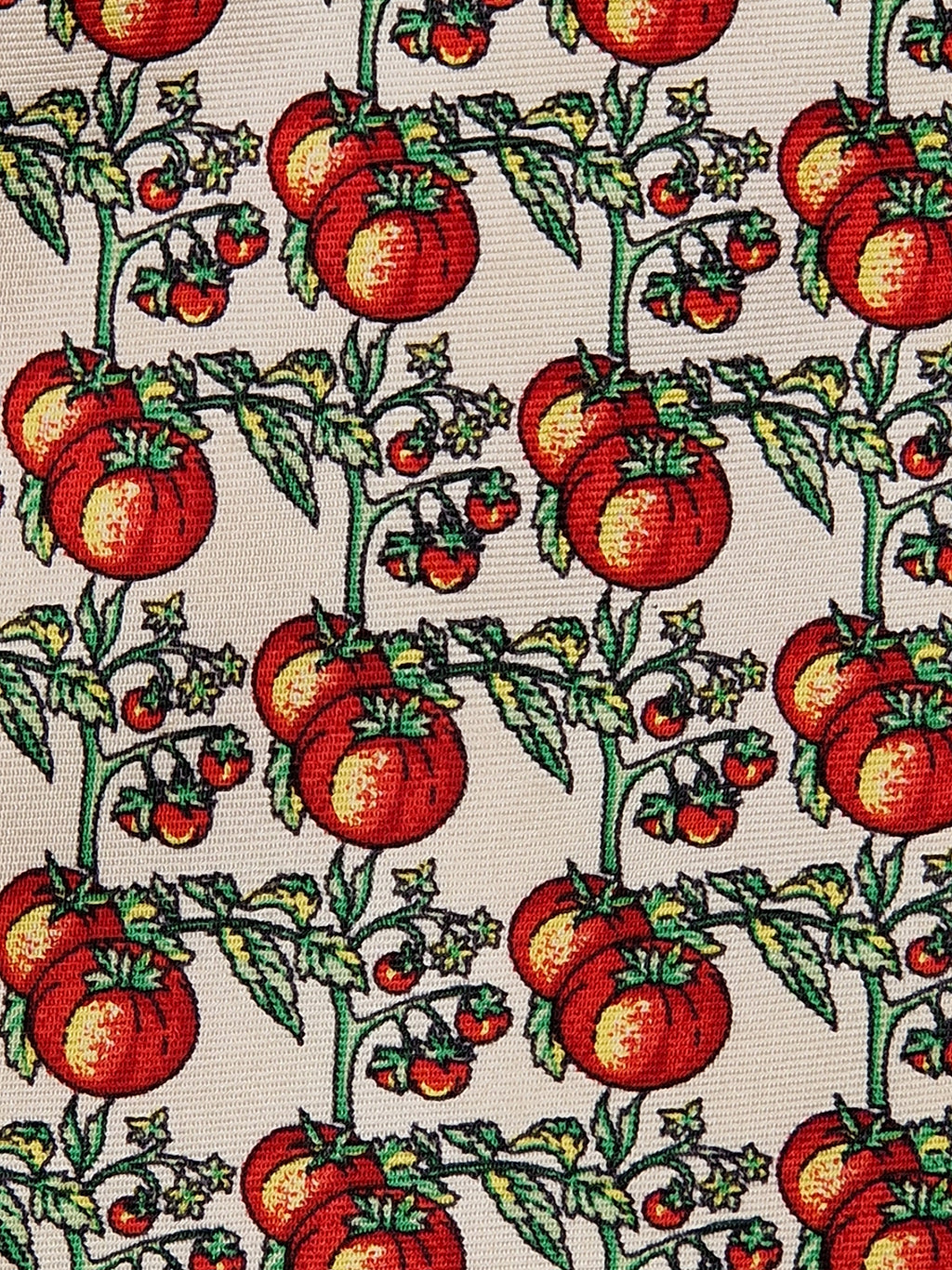 Burberrys Vintage silk tie Tomato pattern
