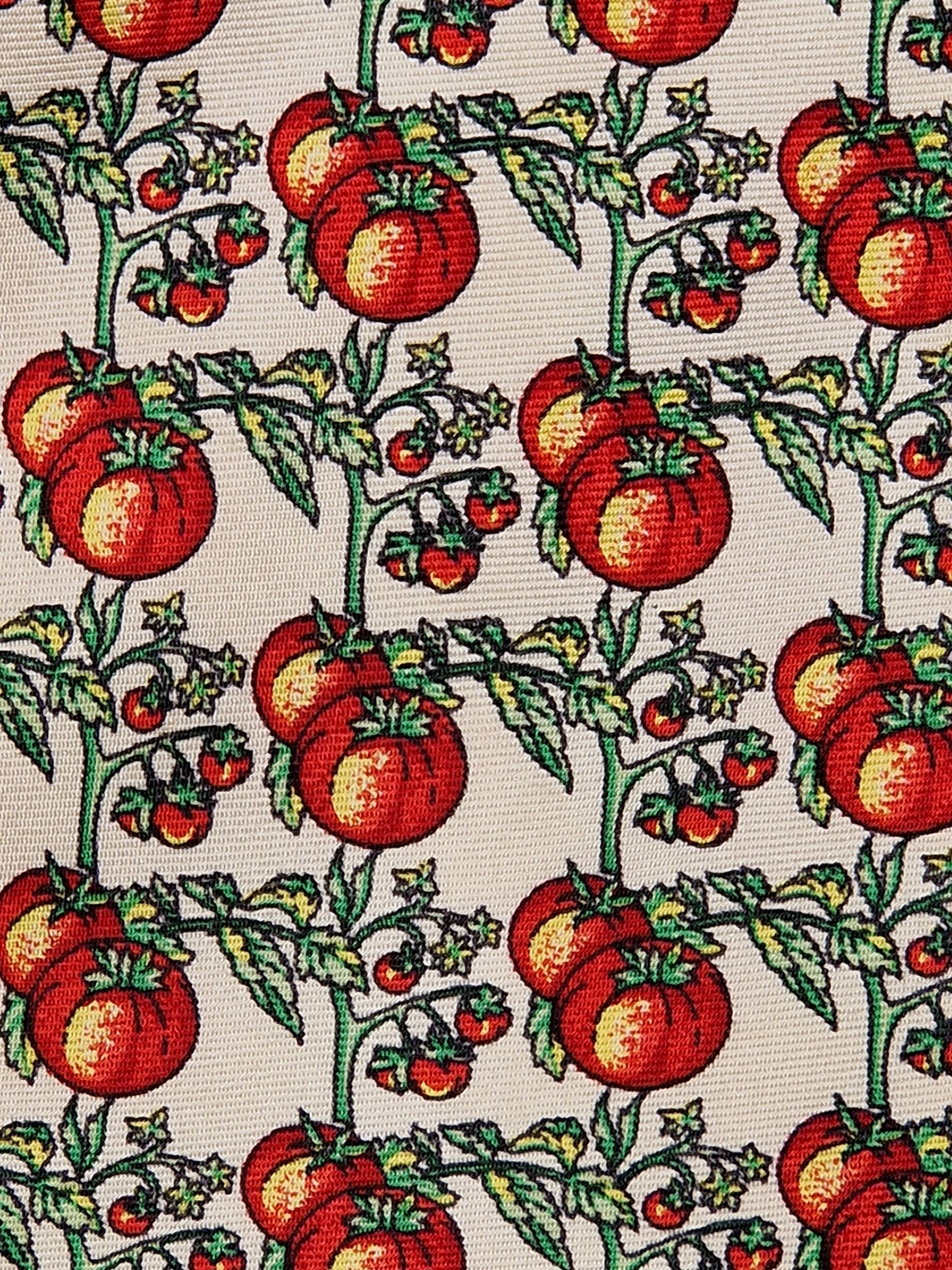 Burberrys Vintage silk tie Tomato pattern