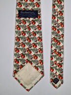Burberrys Vintage silk tie Tomato pattern