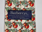 Burberrys Vintage silk tie Tomato pattern