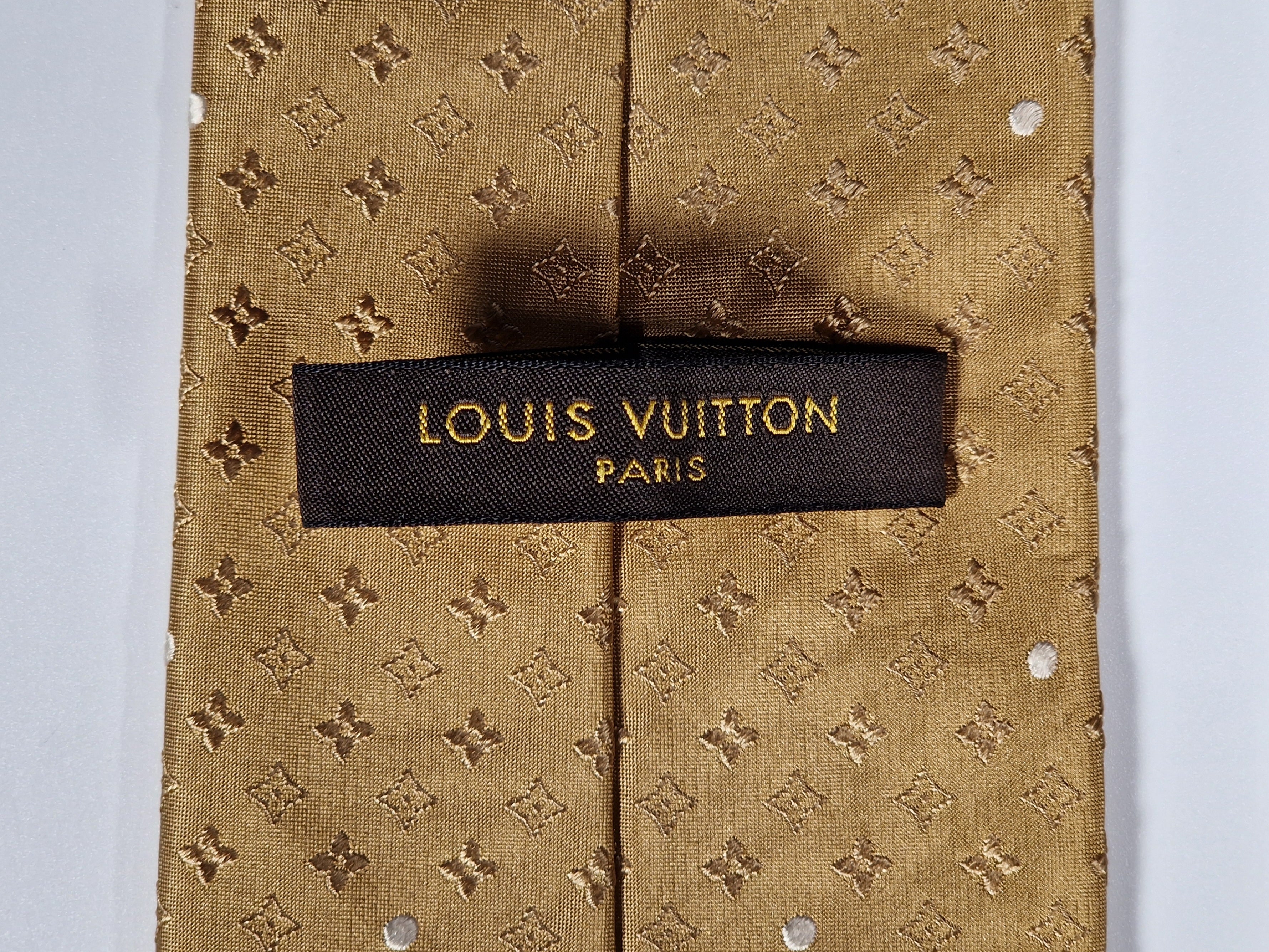 Louis Vuitton silk tie