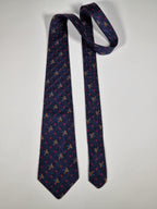Salvatore Ferragamo tie jaquard woven.