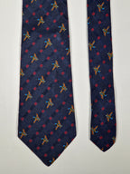 Salvatore Ferragamo tie jaquard woven.