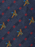 Salvatore Ferragamo tie jaquard woven.