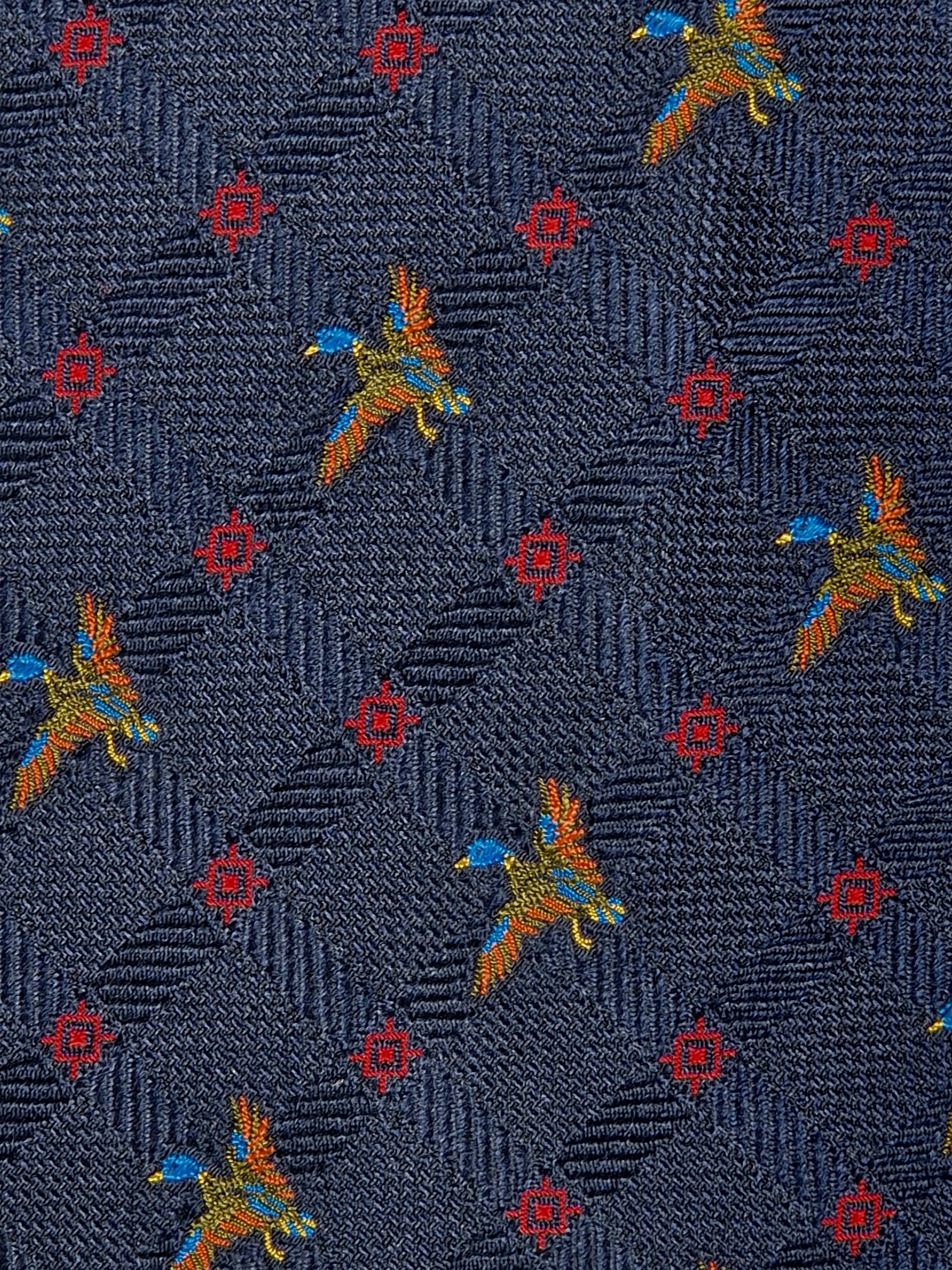 Salvatore Ferragamo tie jaquard woven.