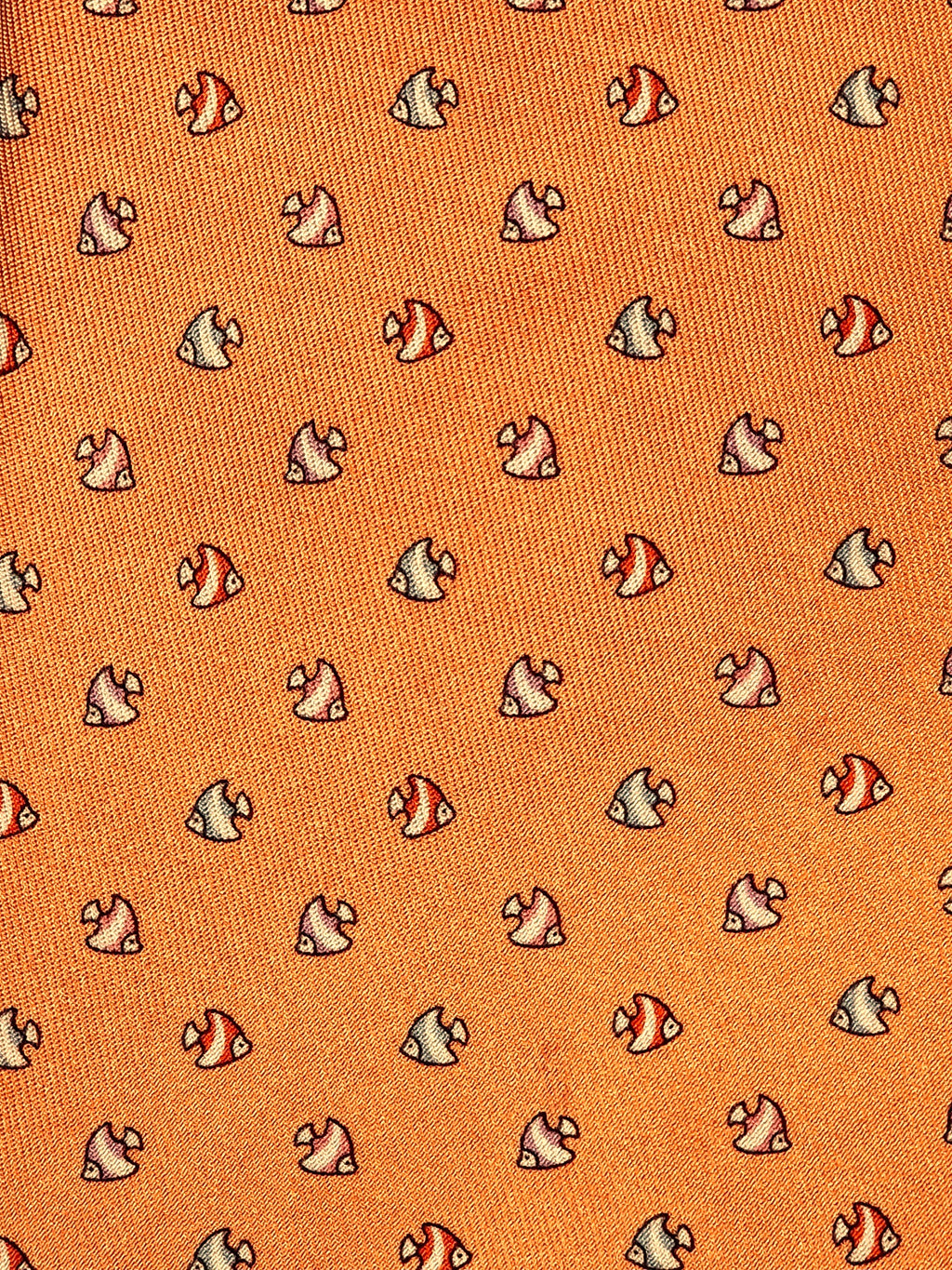 Salvatore Ferragamo tie Apricot color.