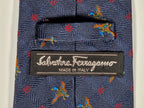 Salvatore Ferragamo tie jaquard woven.